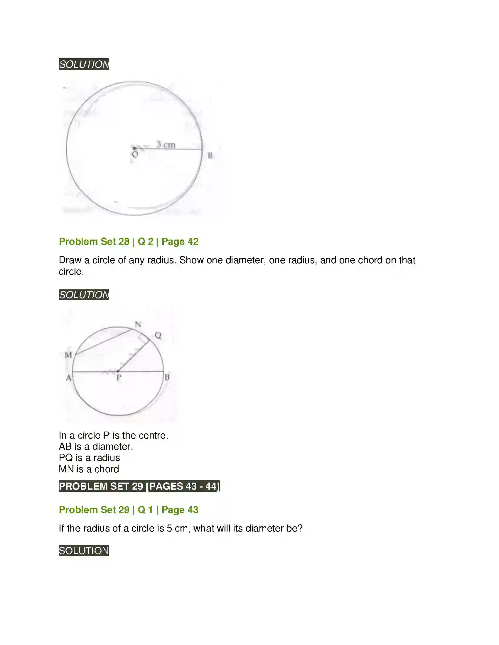 Maharashtra Board Class 5th Mathematics Circles Solution 2