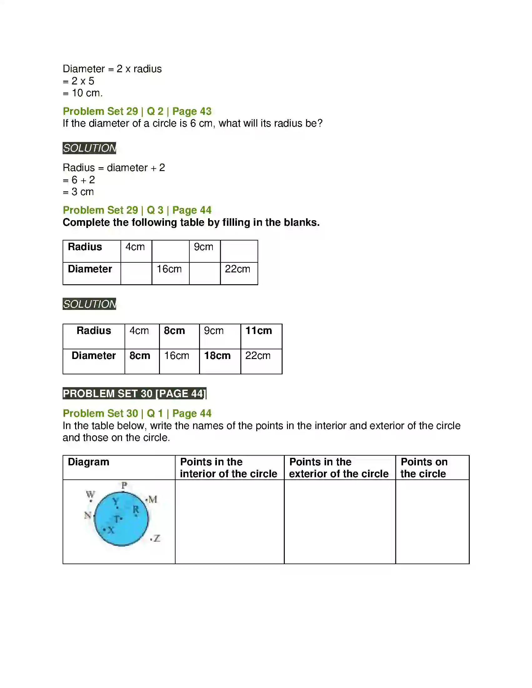 Maharashtra Board Class 5th Mathematics Circles Solution 3