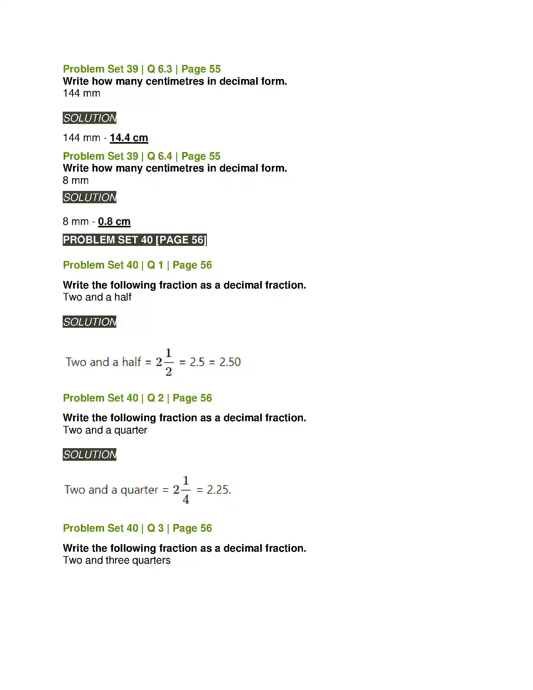 Maharashtra Board Class 5th Mathematics Decimal Fractions Solution 11
