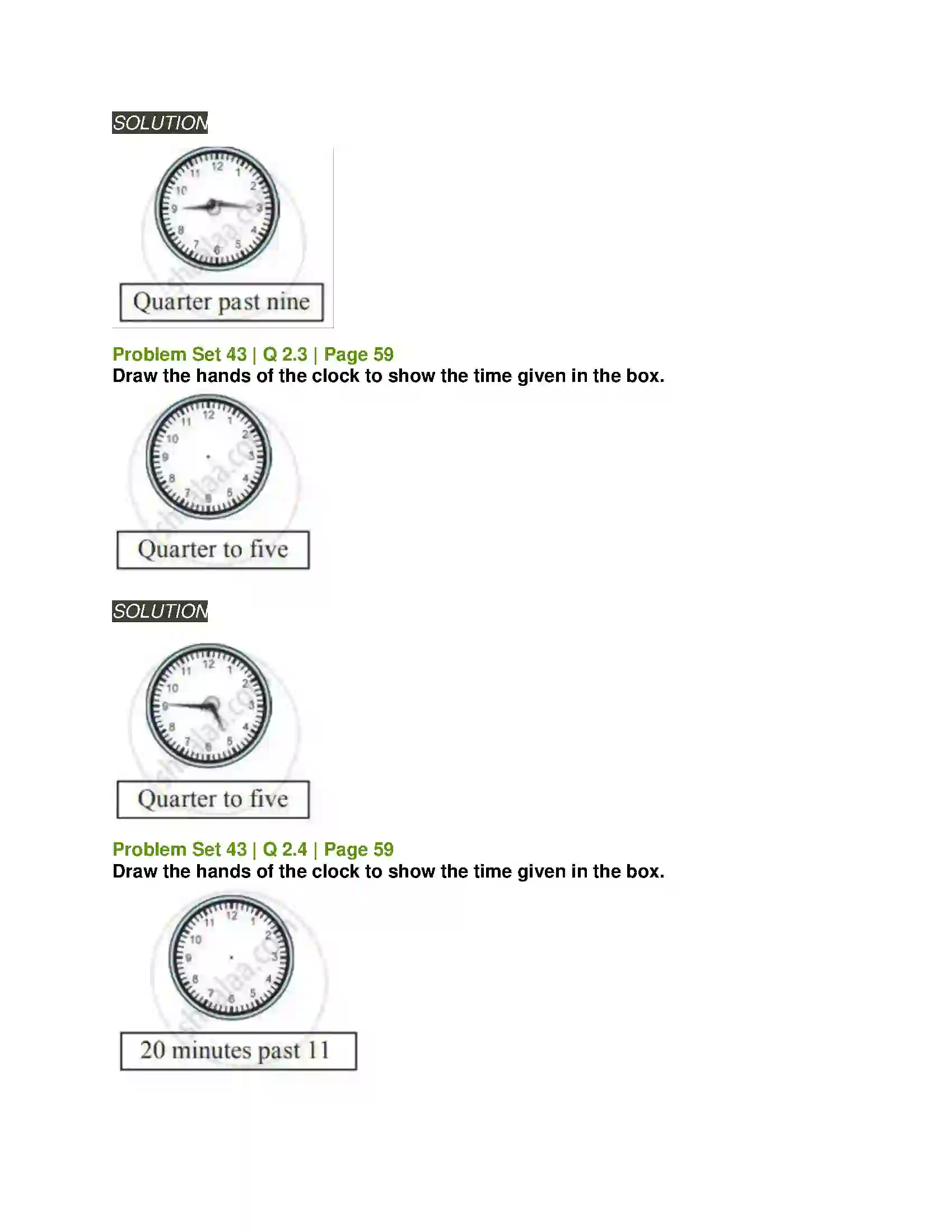 Maharashtra Board Class 5th Mathematics Measuring Time Solution 3