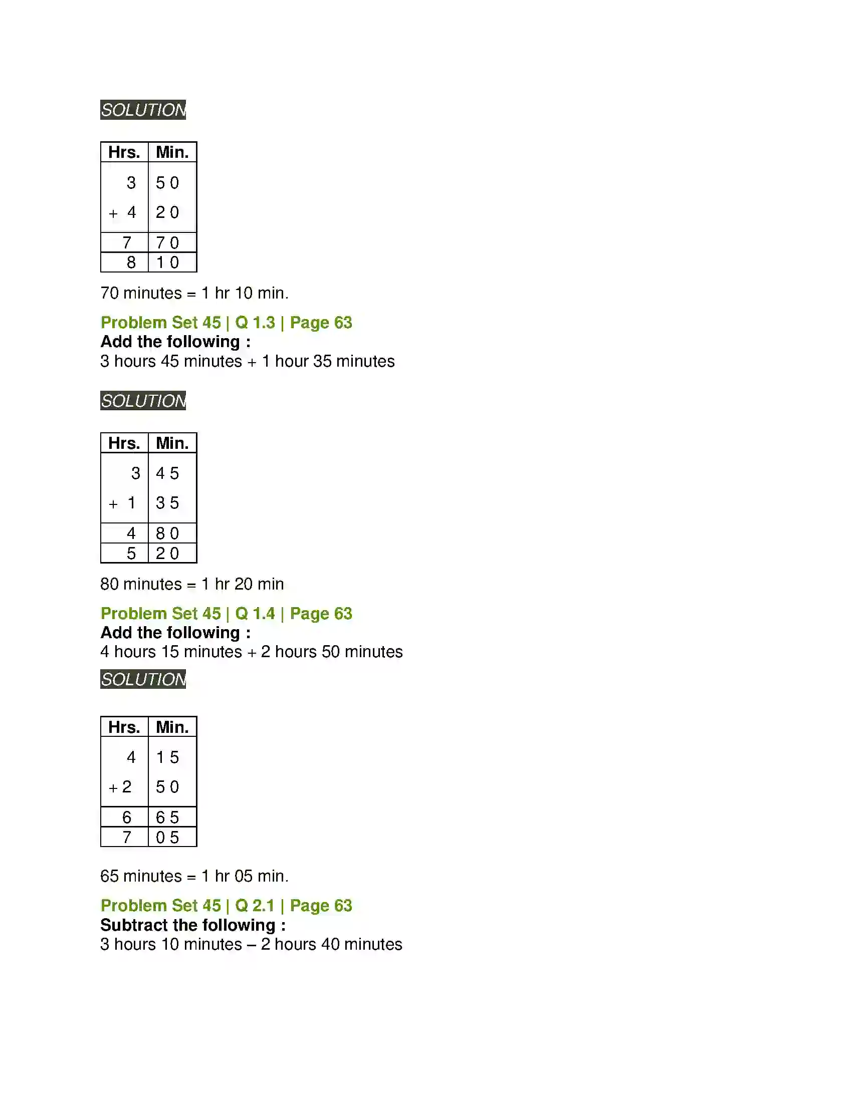 Maharashtra Board Class 5th Mathematics Measuring Time Solution 7