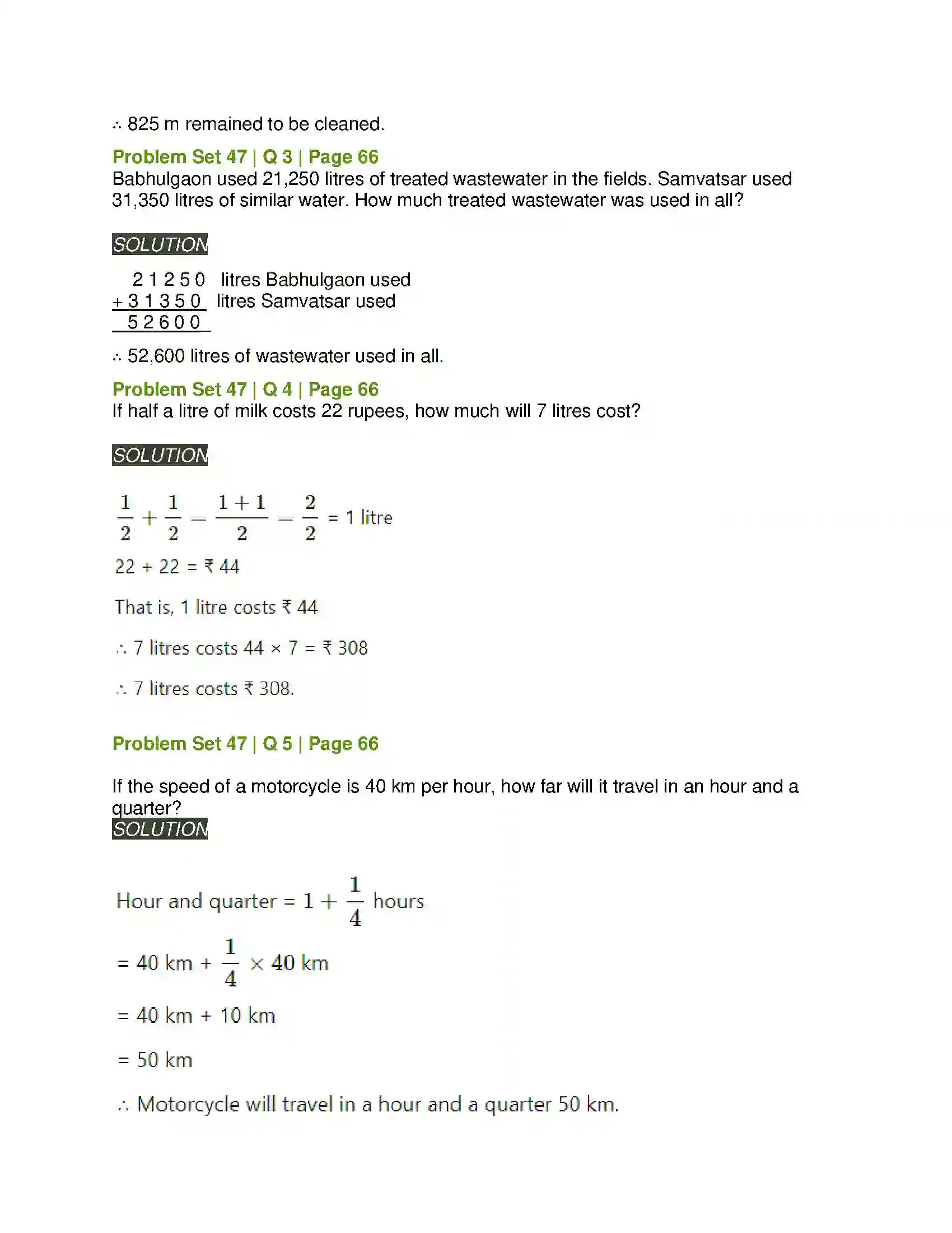 Maharashtra Board Class 5th Mathematics Problems on Measurement Solution 6