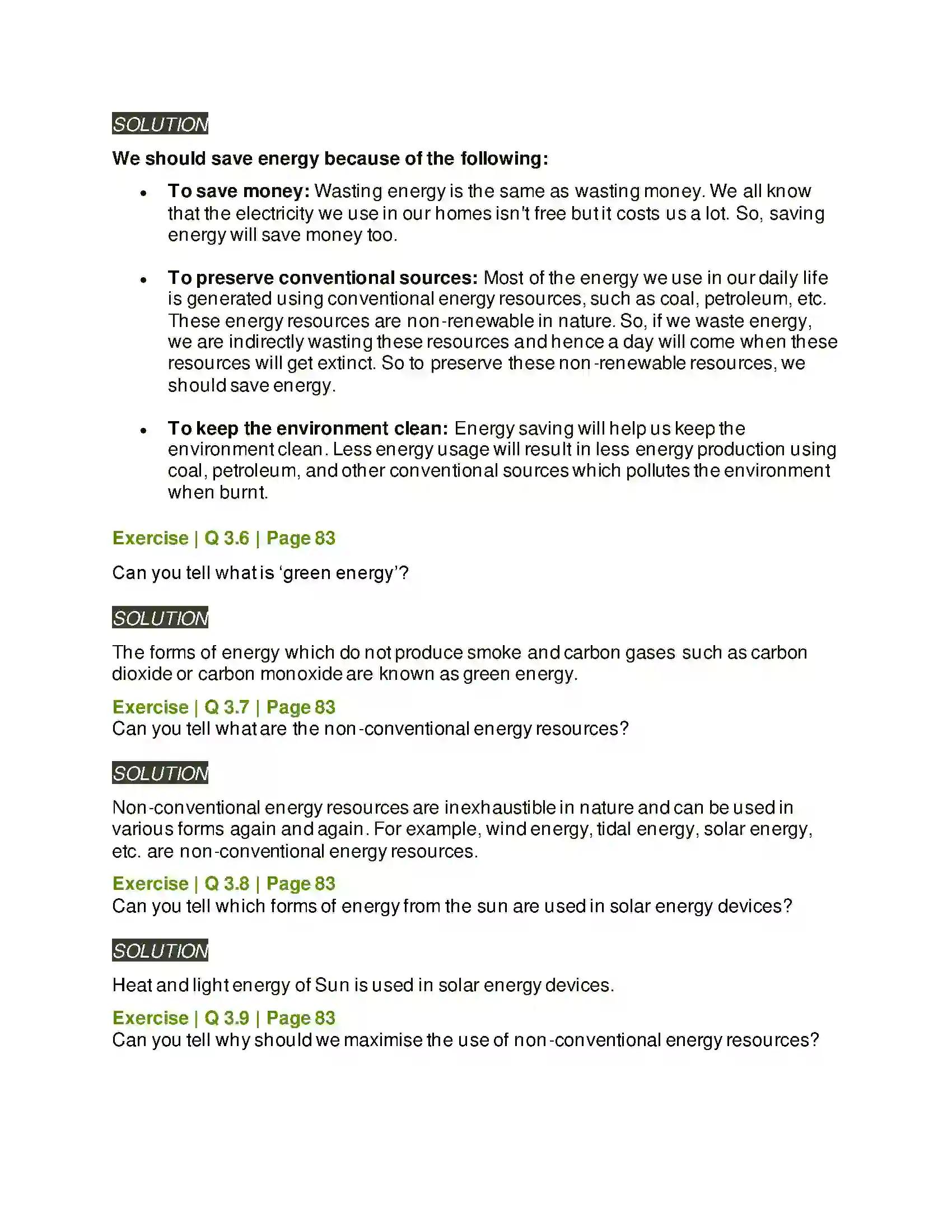 Maharashtra Board Class 6th General Science Work and Energy Solution 4