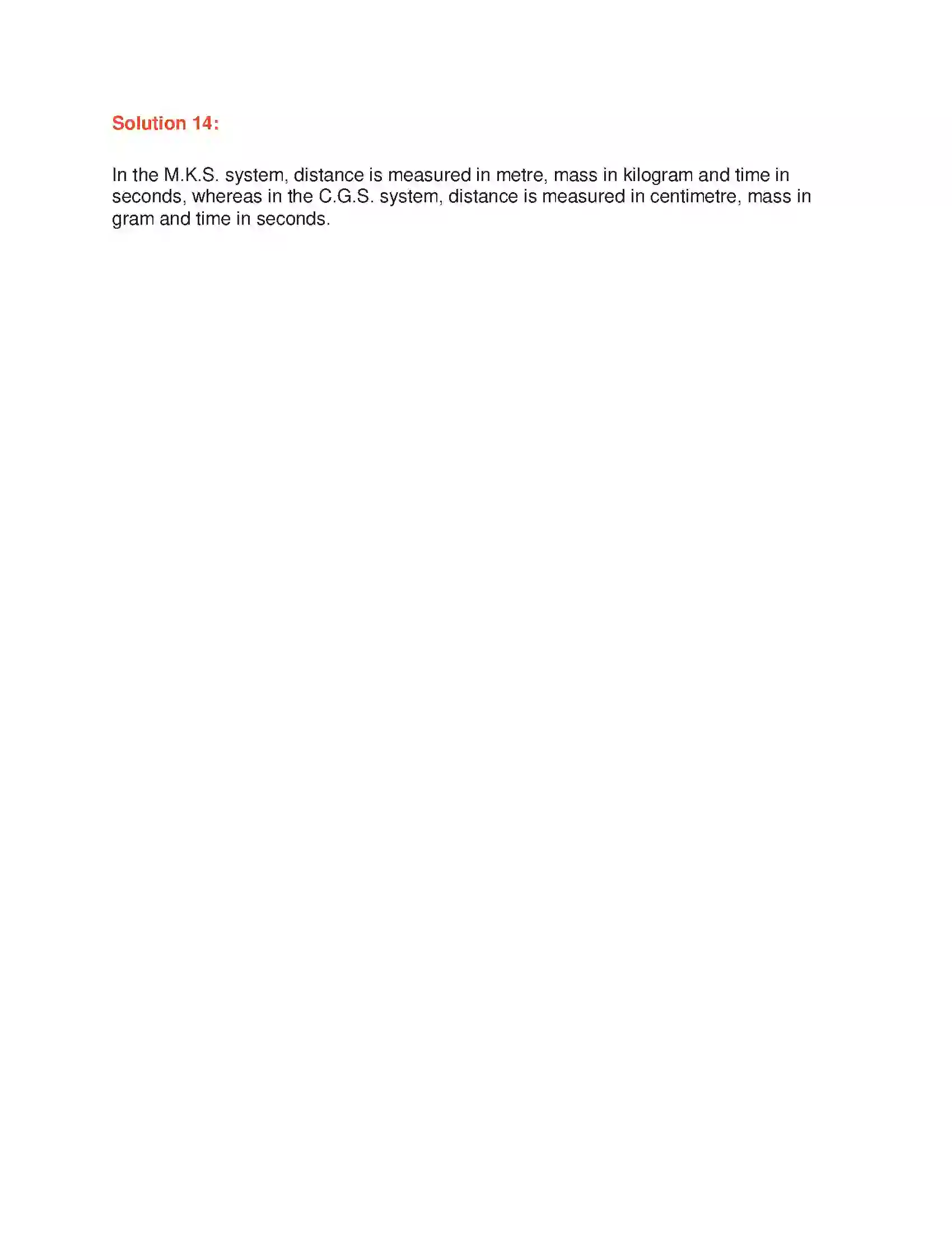 Maharashtra Board Class 6th General Science Measurement Solution 4