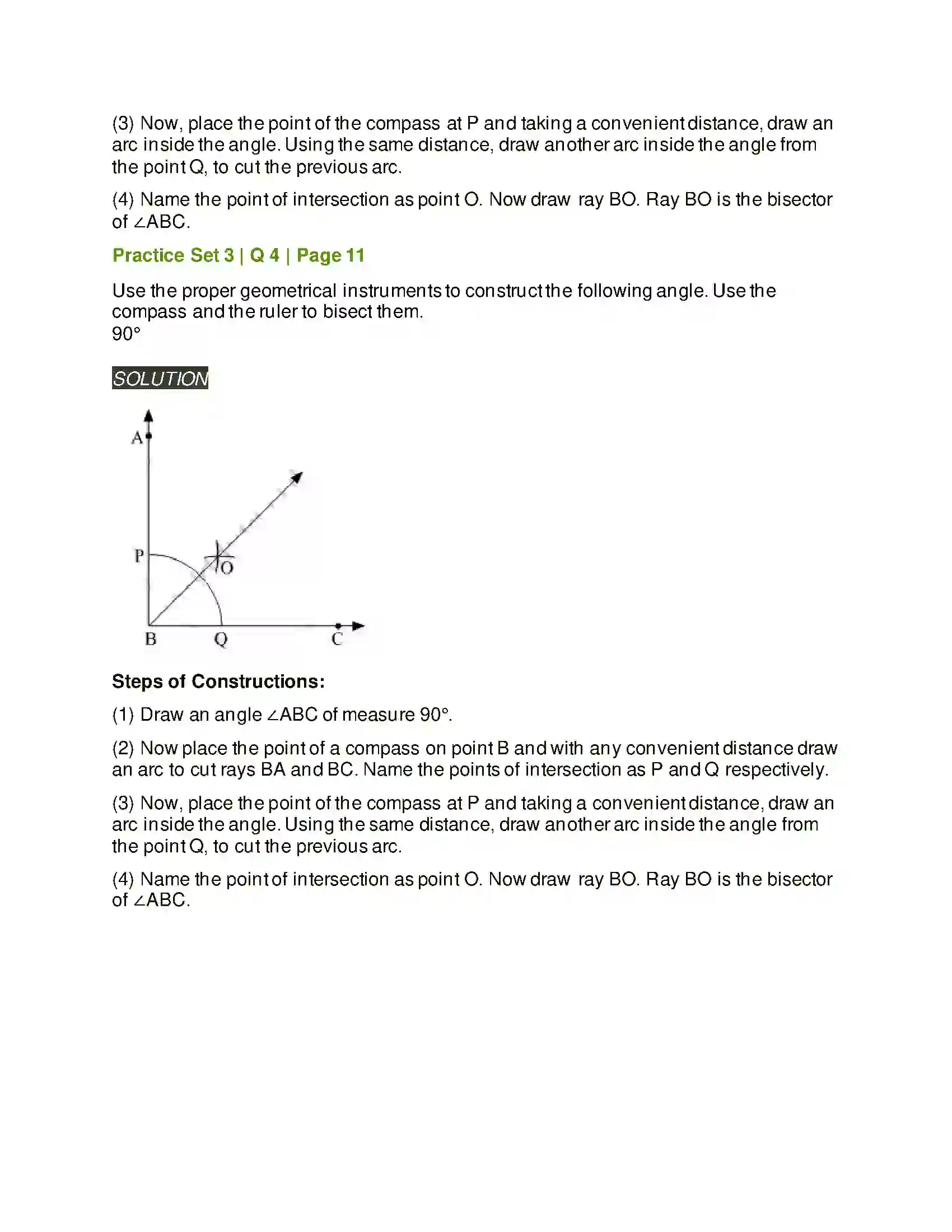 Maharashtra Board Class 6th Mathematics Angles Solution 7