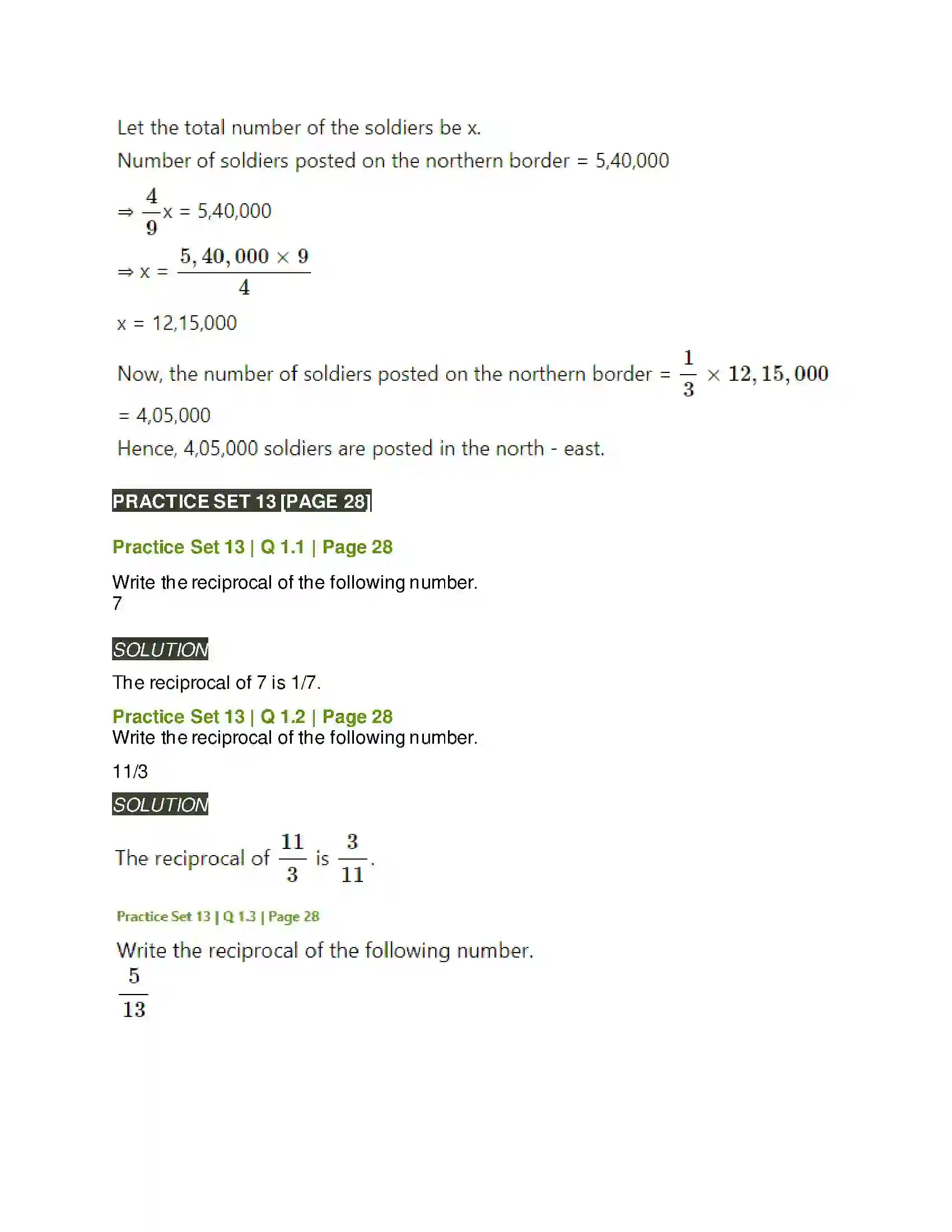 Maharashtra Board Class 6th Mathematics Operations on Fractions Solution 21
