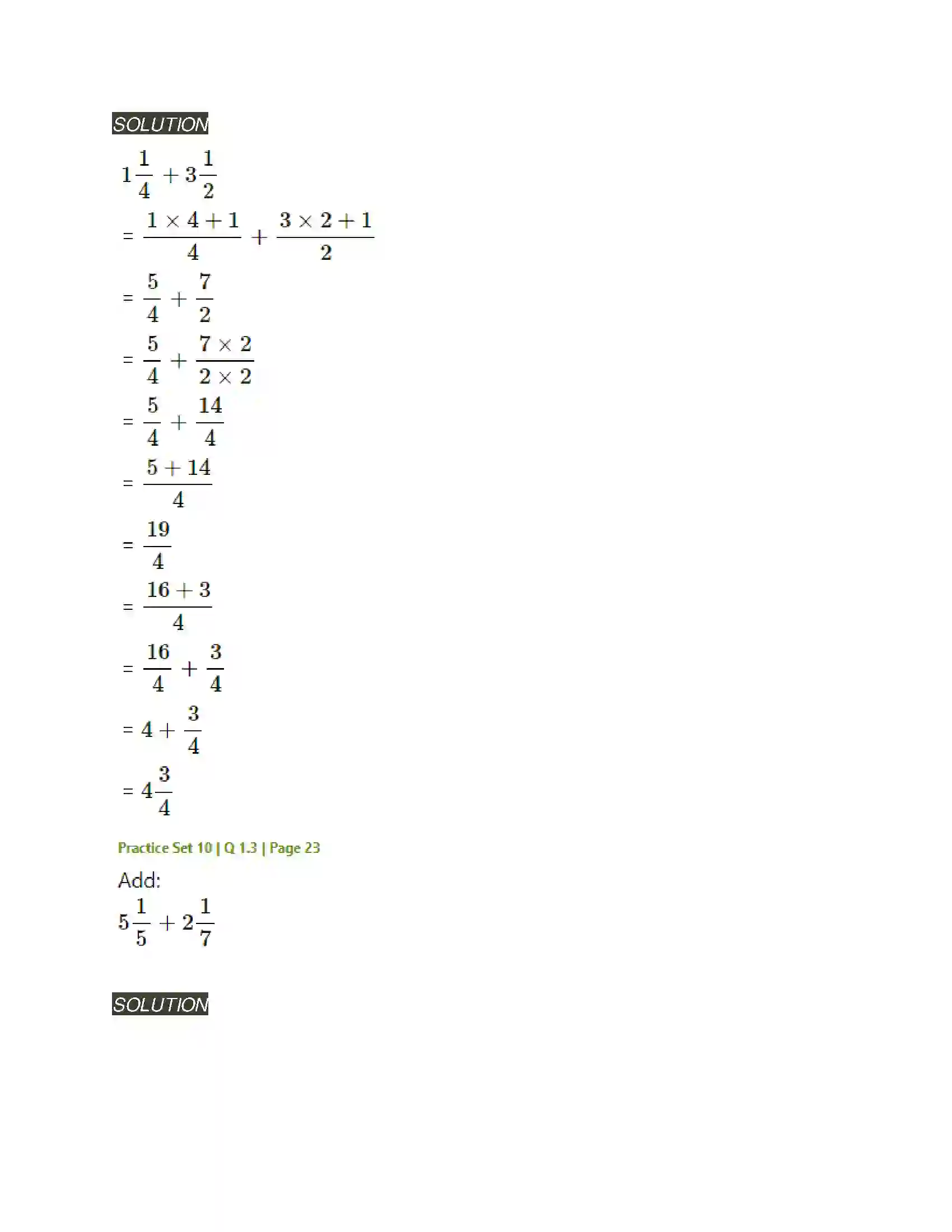 Maharashtra Board Class 6th Mathematics Operations on Fractions Solution 8
