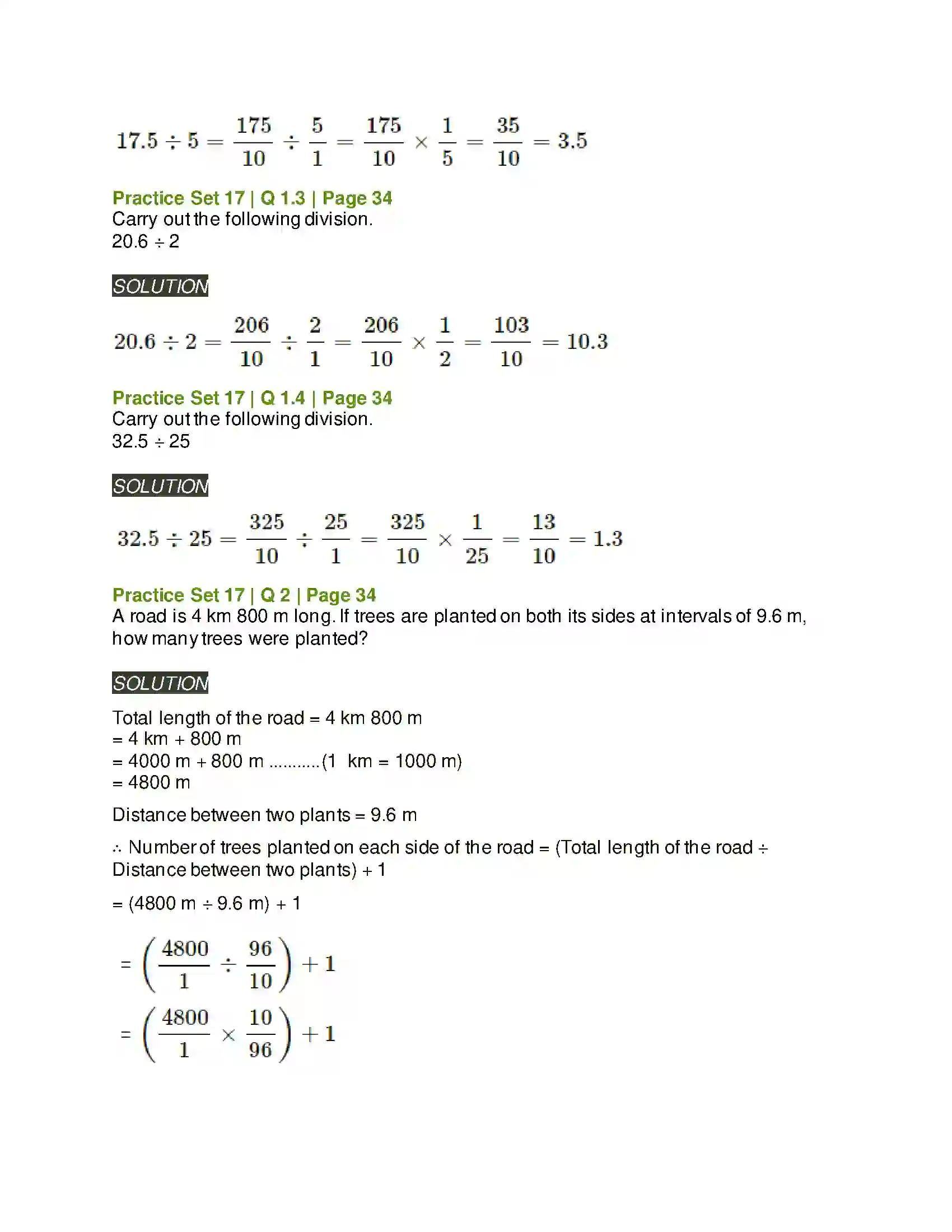 Maharashtra Board Class 6th Mathematics Decimal Fractions Solution 15