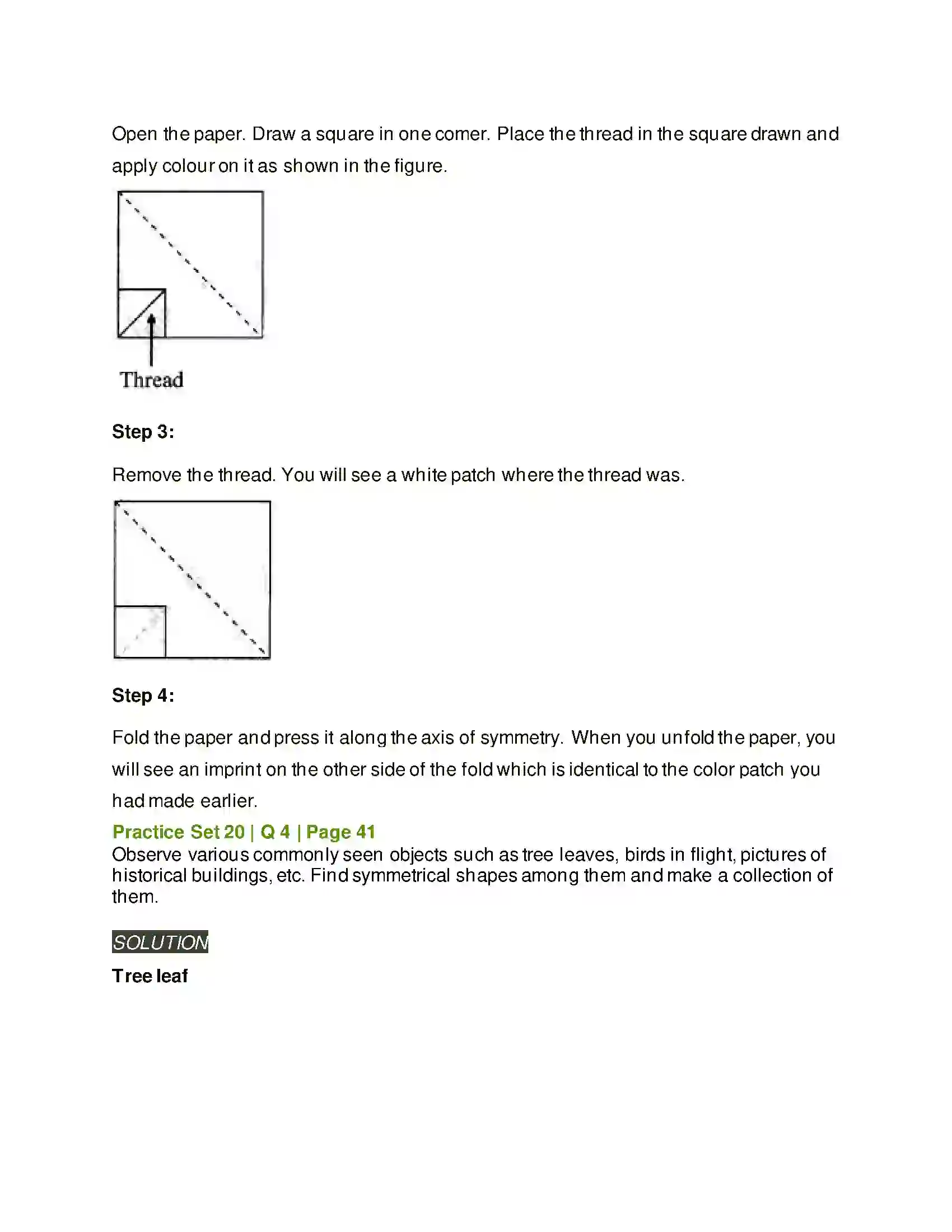 Maharashtra Board Class 6th Mathematics Symmetry Solution 4