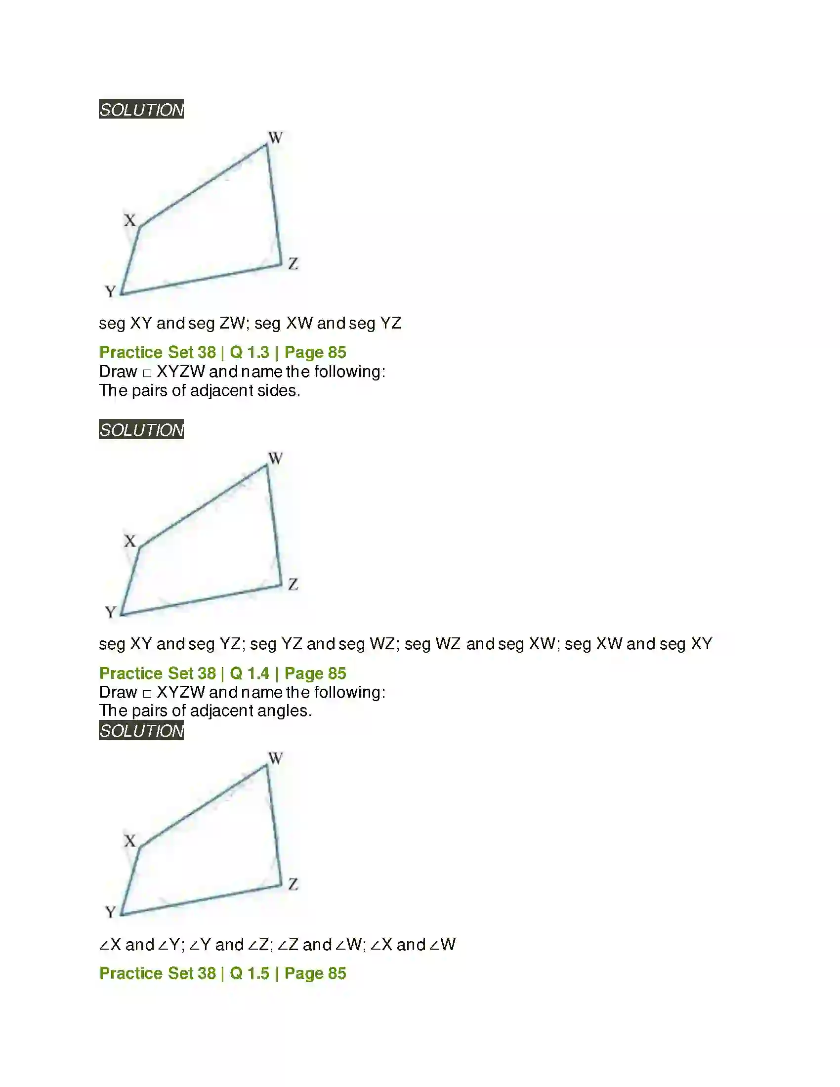 Maharashtra Board Class 6th Mathematics Quadrilaterals Solution 3