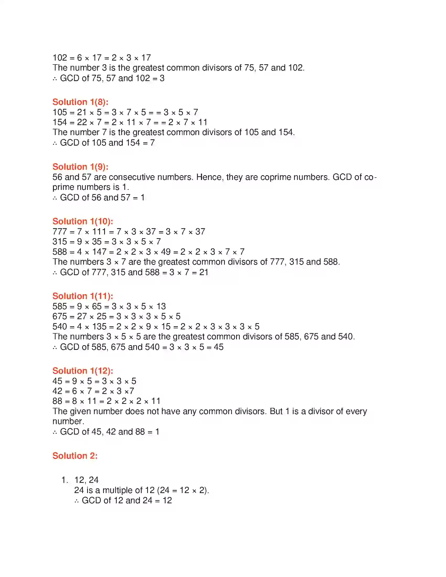 Maharashtra Board Class 6th Mathematics Divisibility Solution 11
