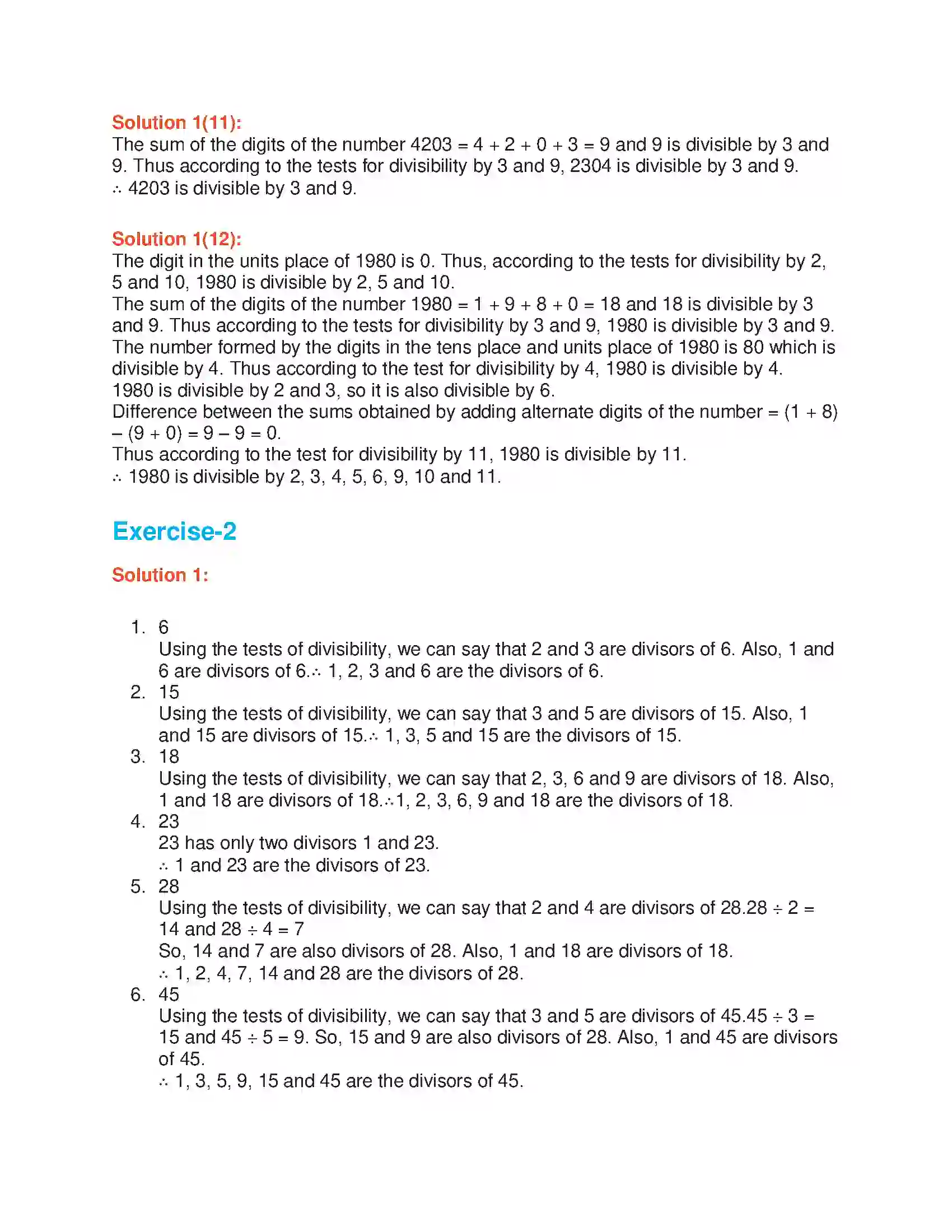Maharashtra Board Class 6th Mathematics Divisibility Solution 3