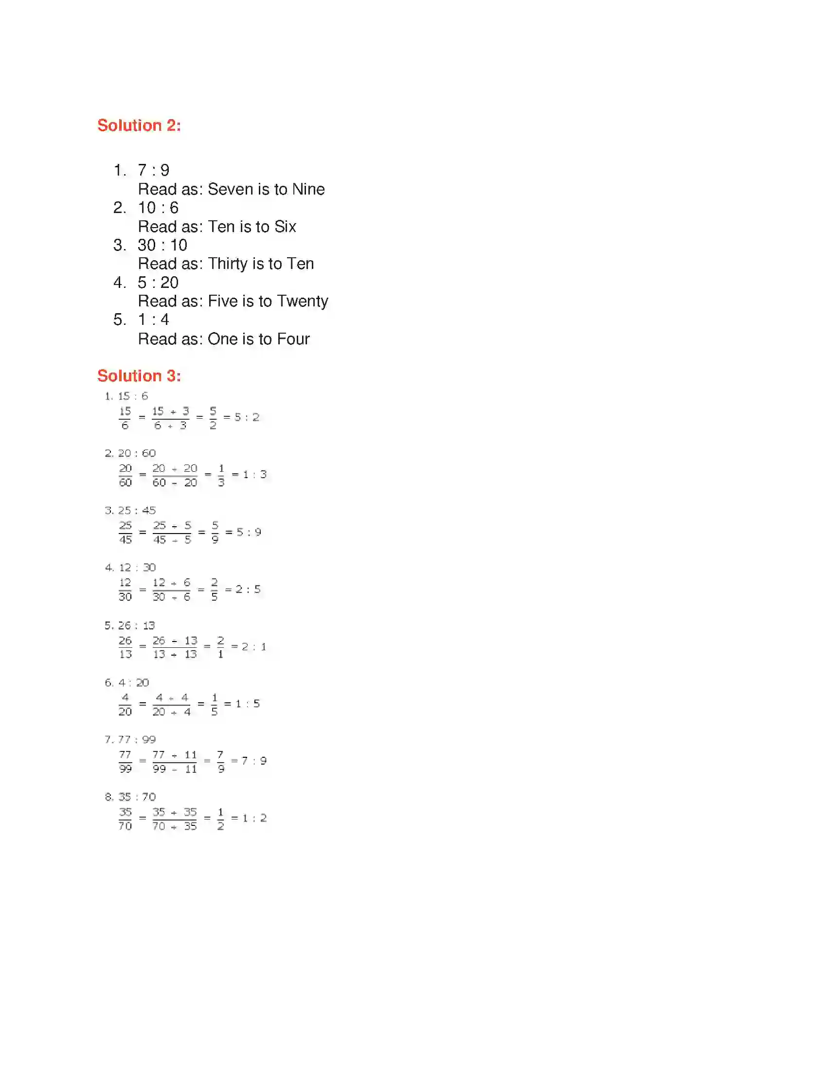 Maharashtra Board Class 6th Mathematics Ratio and Proportion Solution 2