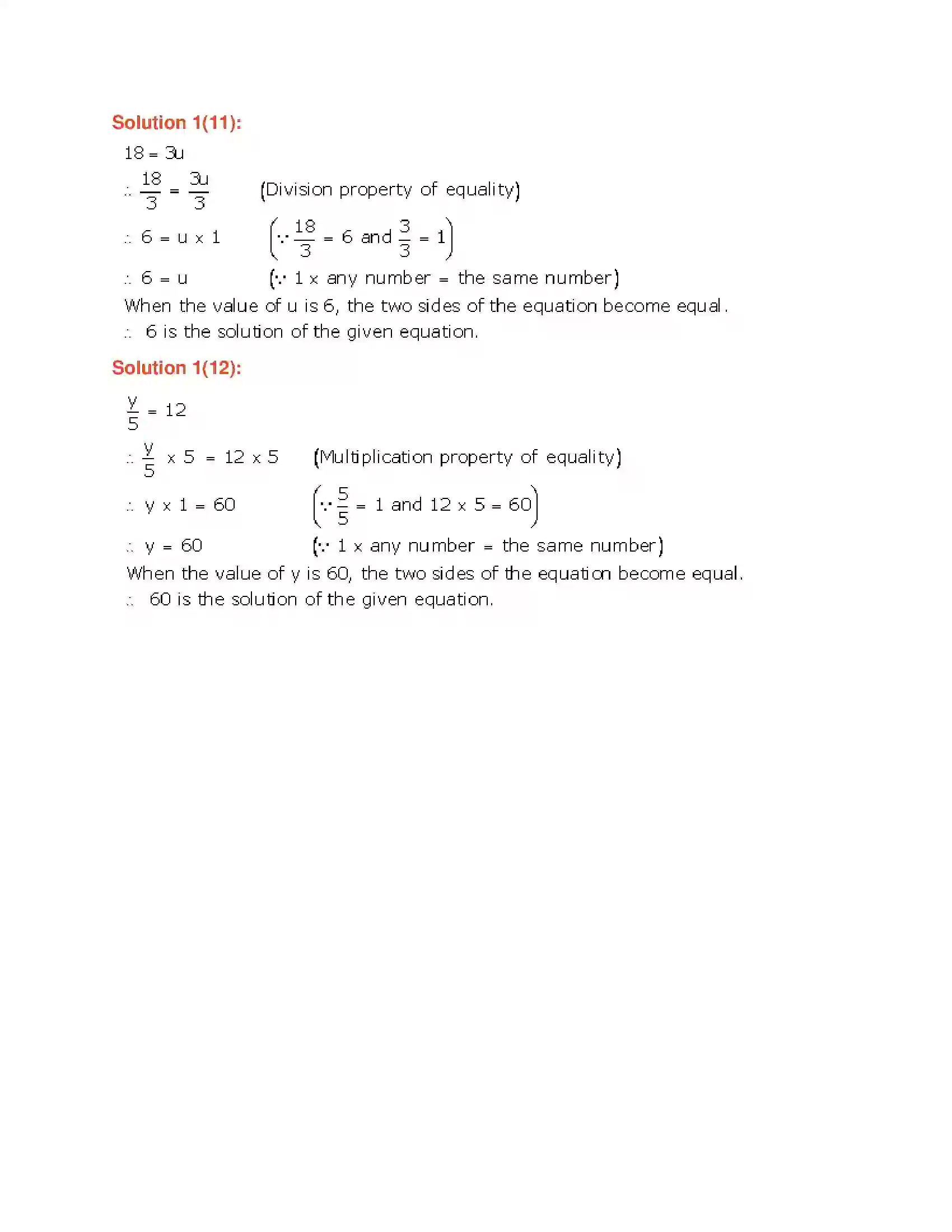 Maharashtra Board Class 6th Mathematics Equations with One Variable Solution 9