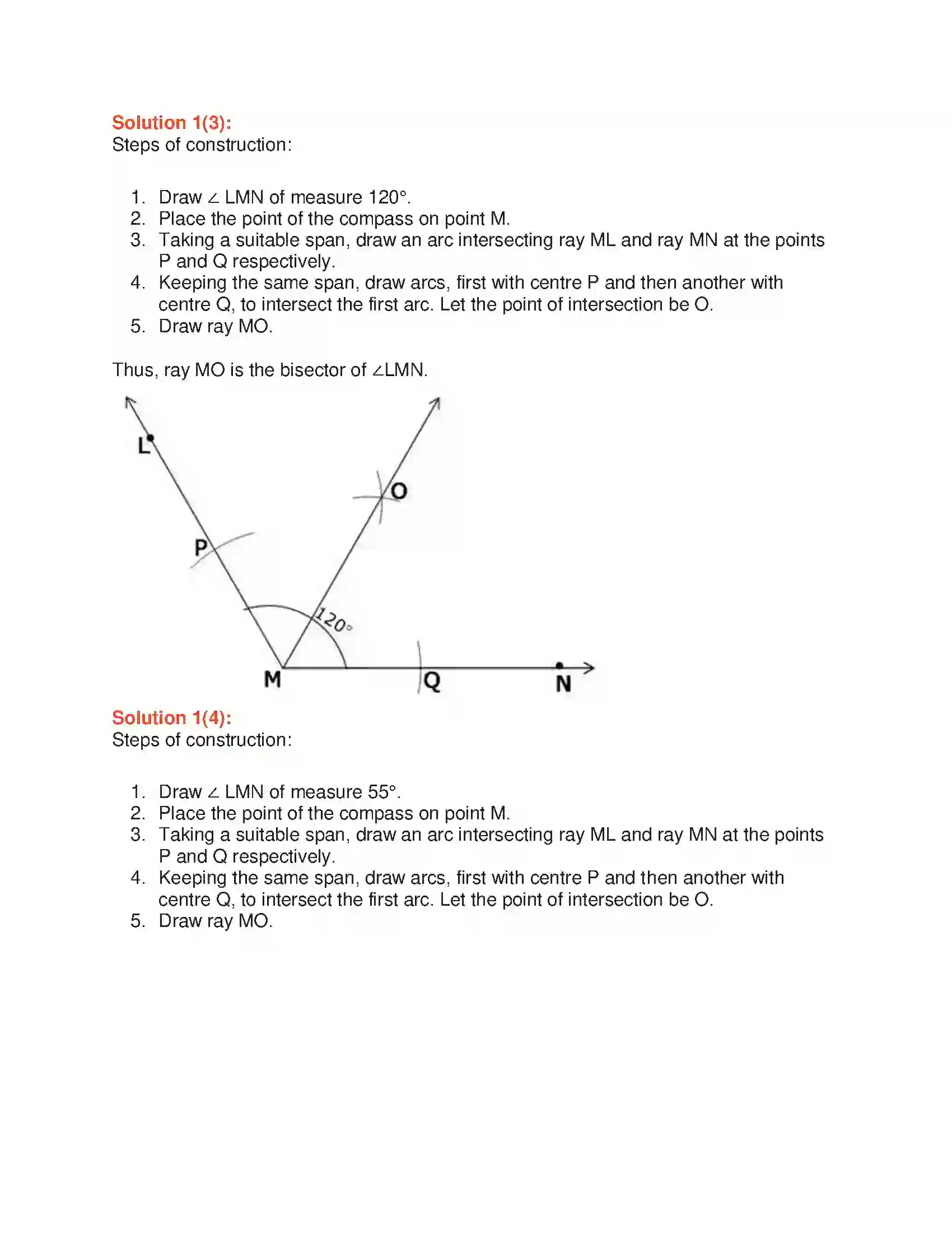 Maharashtra Board Class 6th Mathematics Geometric Constructions Solution 11