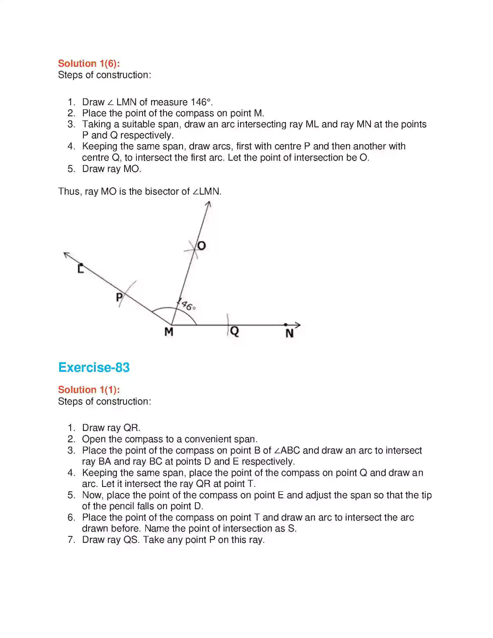 Maharashtra Board Class 6th Mathematics Geometric Constructions Solution 13