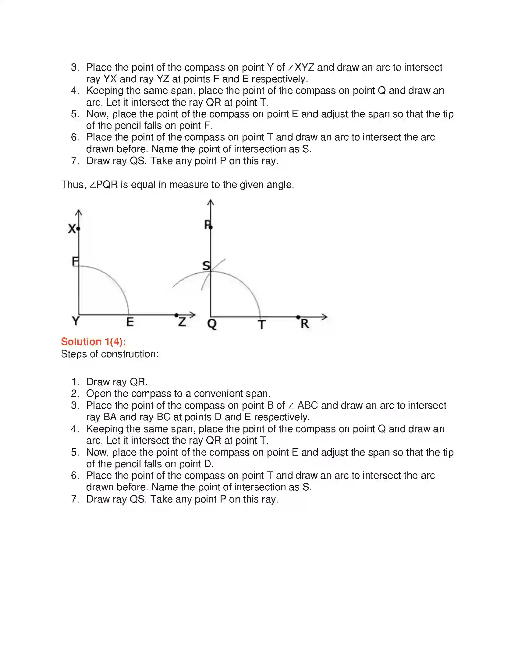 Maharashtra Board Class 6th Mathematics Geometric Constructions Solution 15