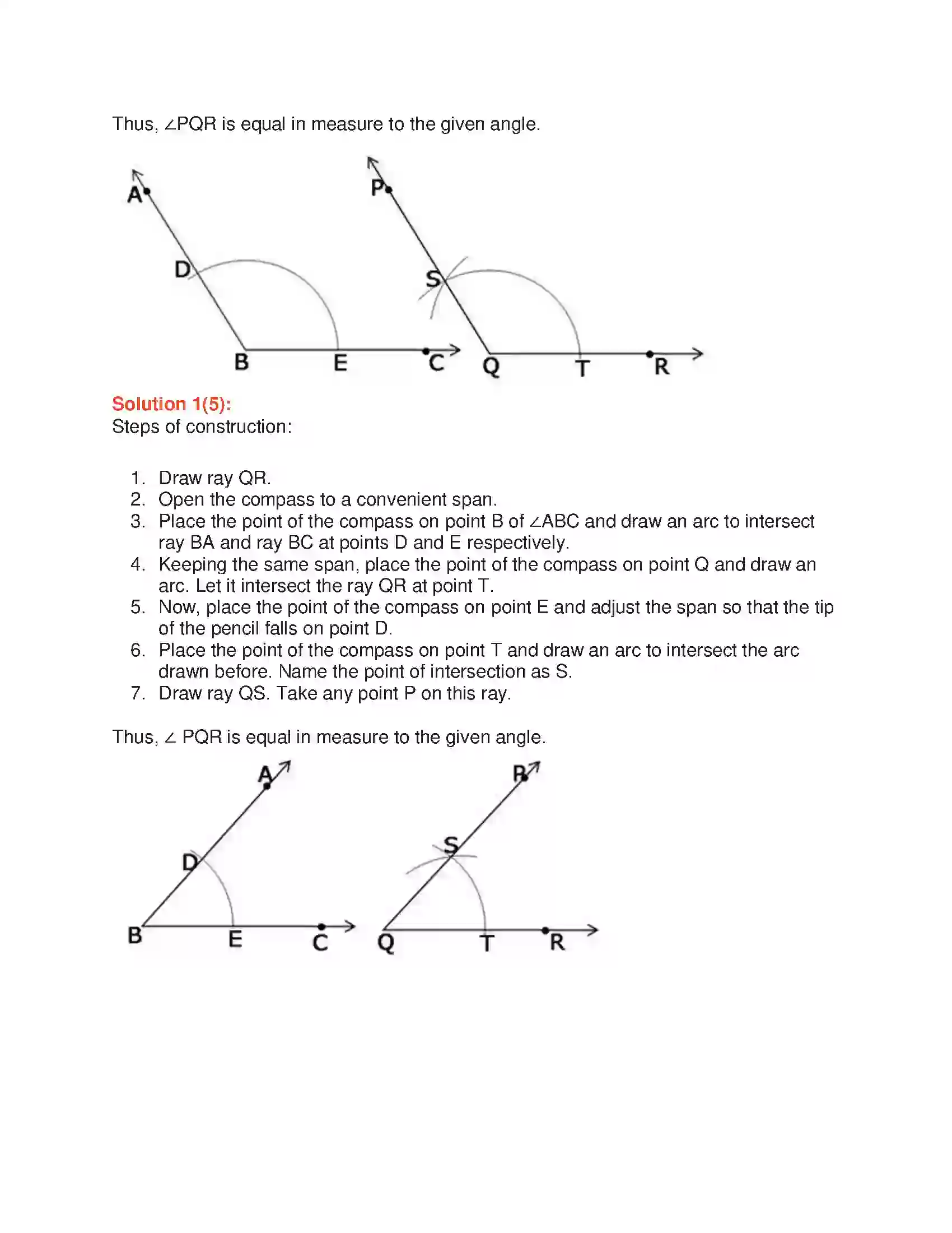 Maharashtra Board Class 6th Mathematics Geometric Constructions Solution 16