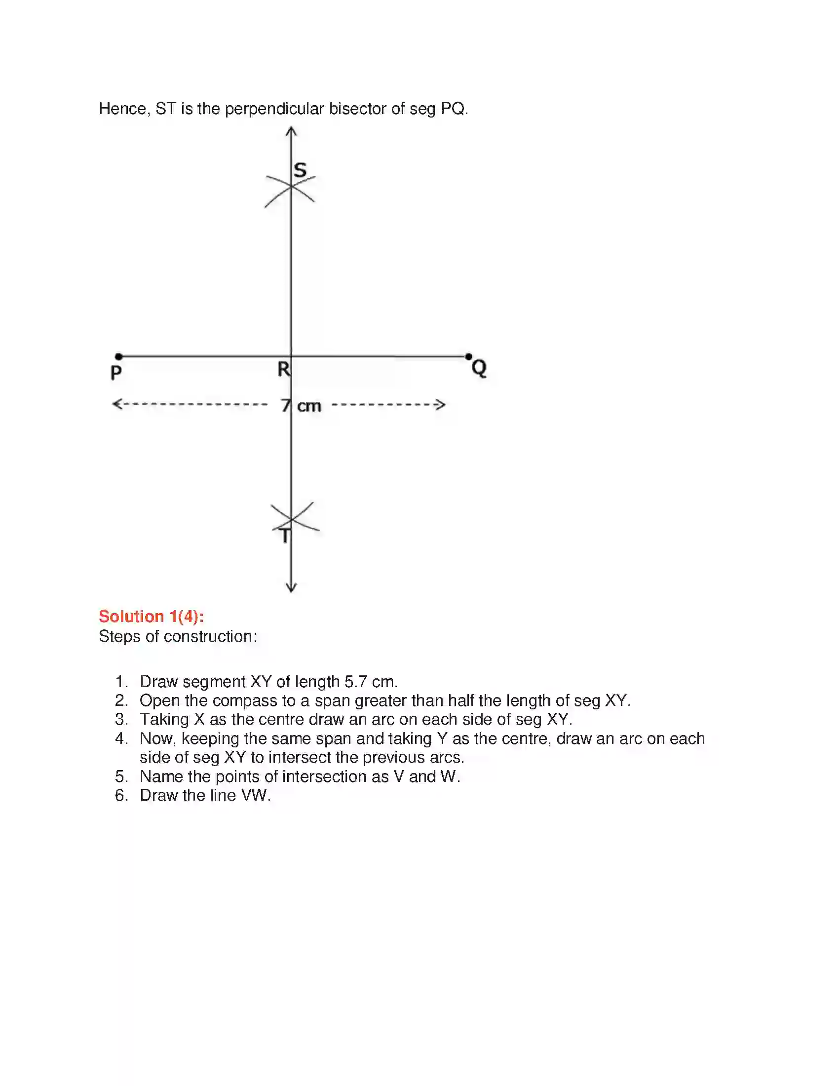 Maharashtra Board Class 6th Mathematics Geometric Constructions Solution 7