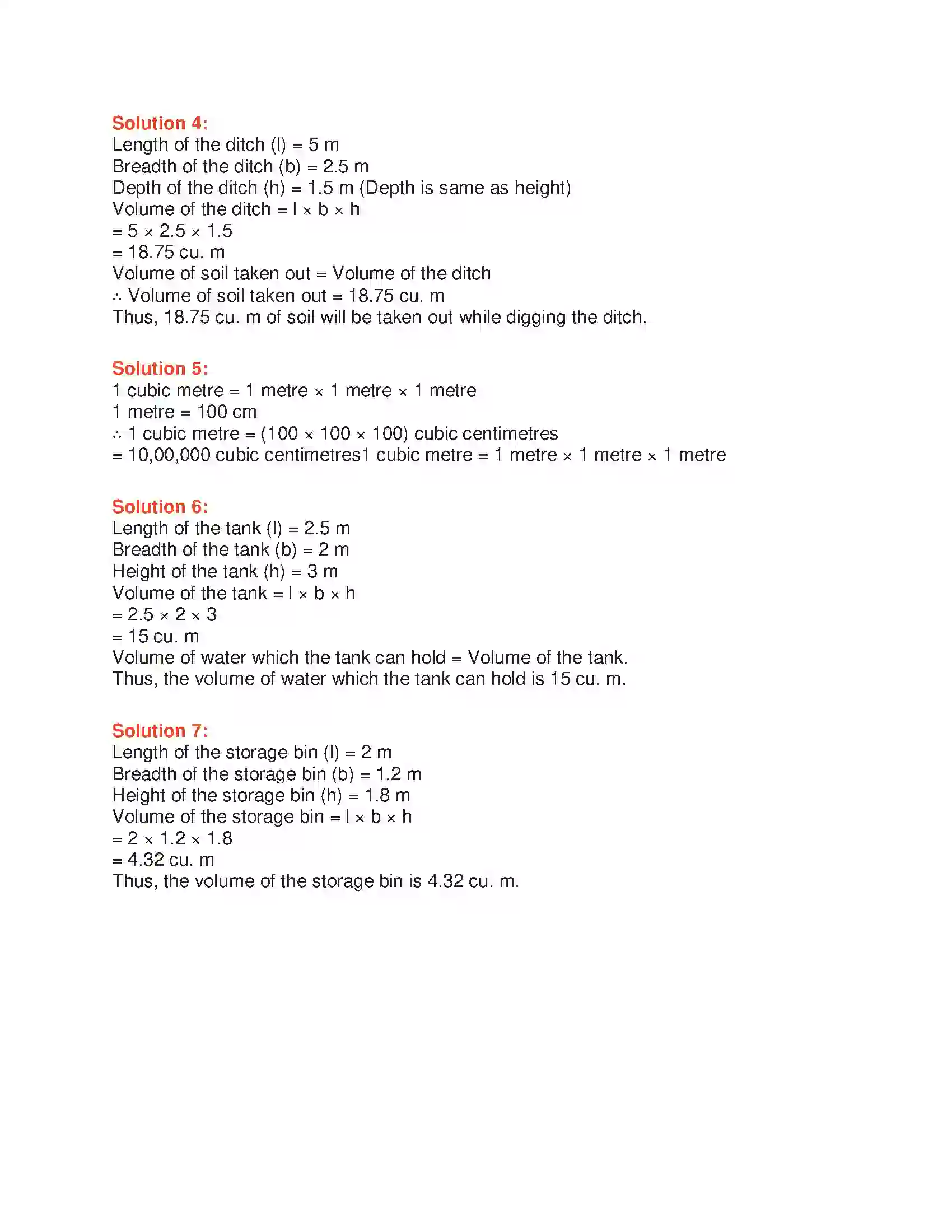 Maharashtra Board Class 6th Mathematics Volume Solution 3