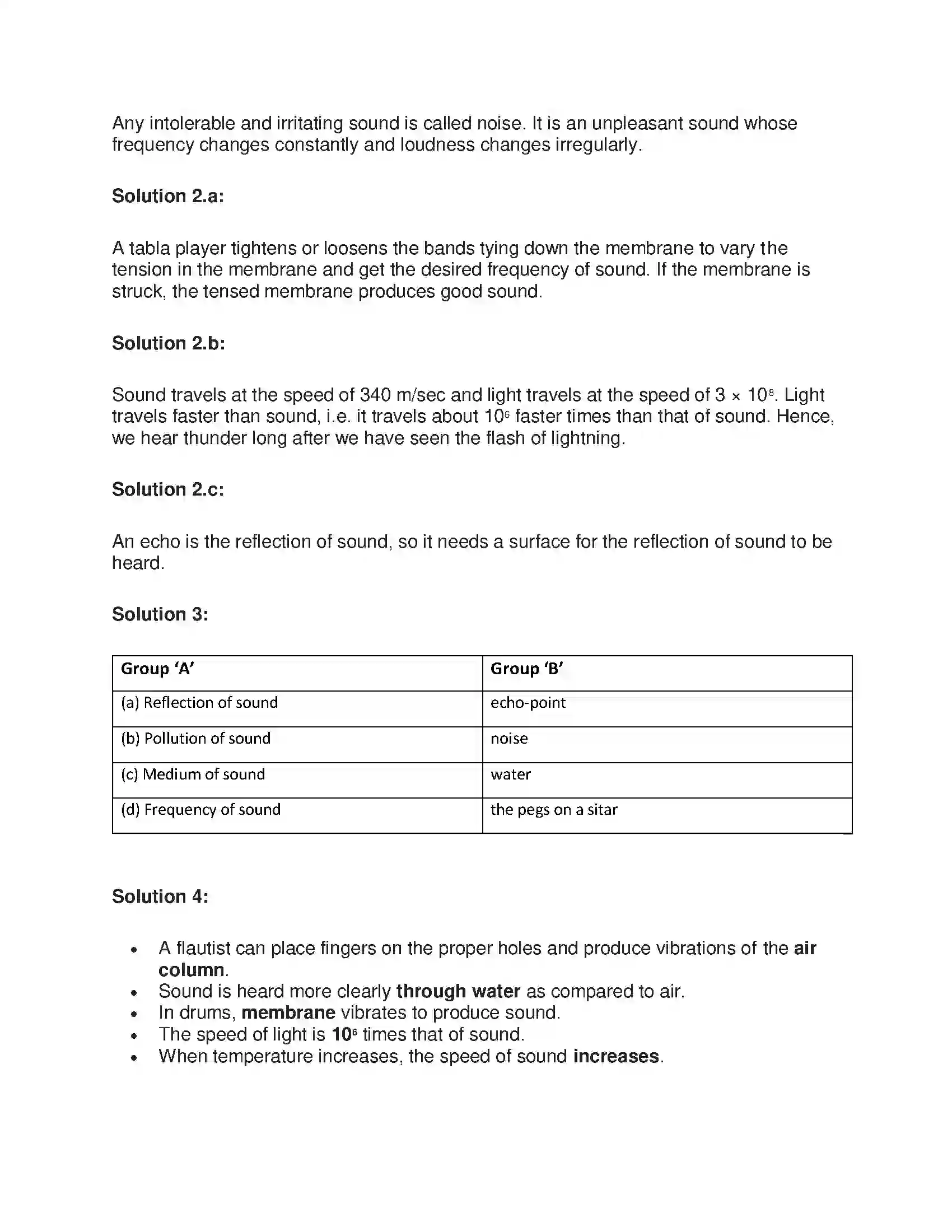Maharashtra Board Class 7th General Science Propagation of Sound Waves Solution 2