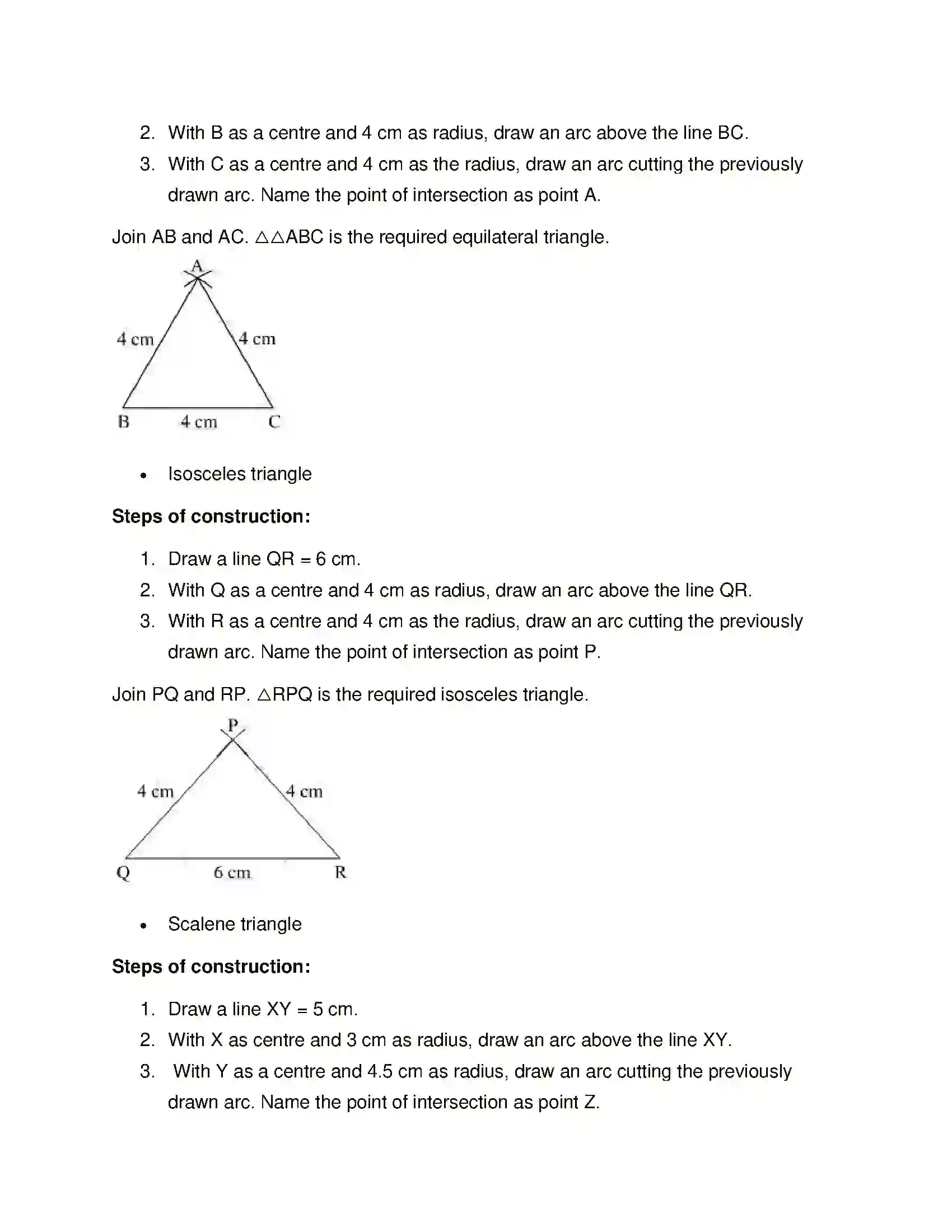 Maharashtra Board Class 7th Mathematics Geometrical Constructions Solution 10
