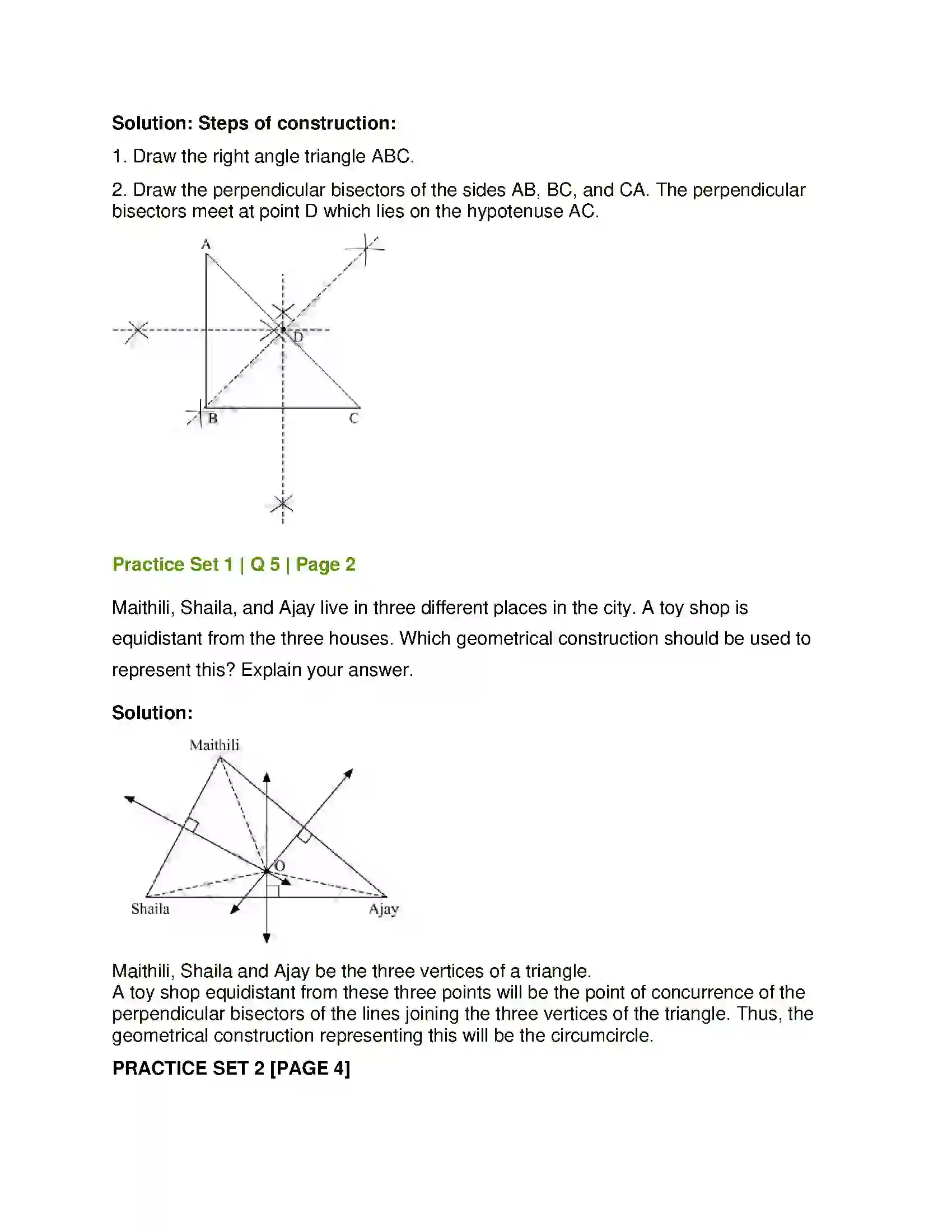 Maharashtra Board Class 7th Mathematics Geometrical Constructions Solution 6