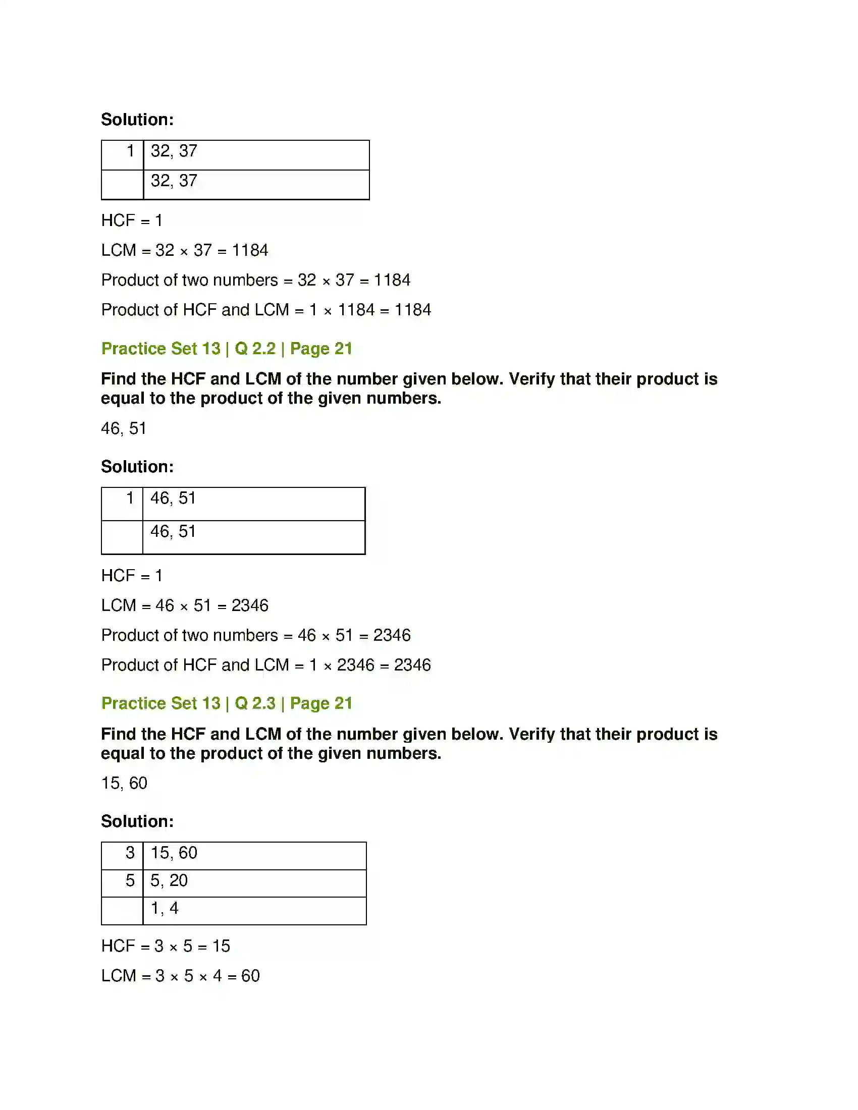Maharashtra Board Class 7th Mathematics HCF and LCM Solution 12