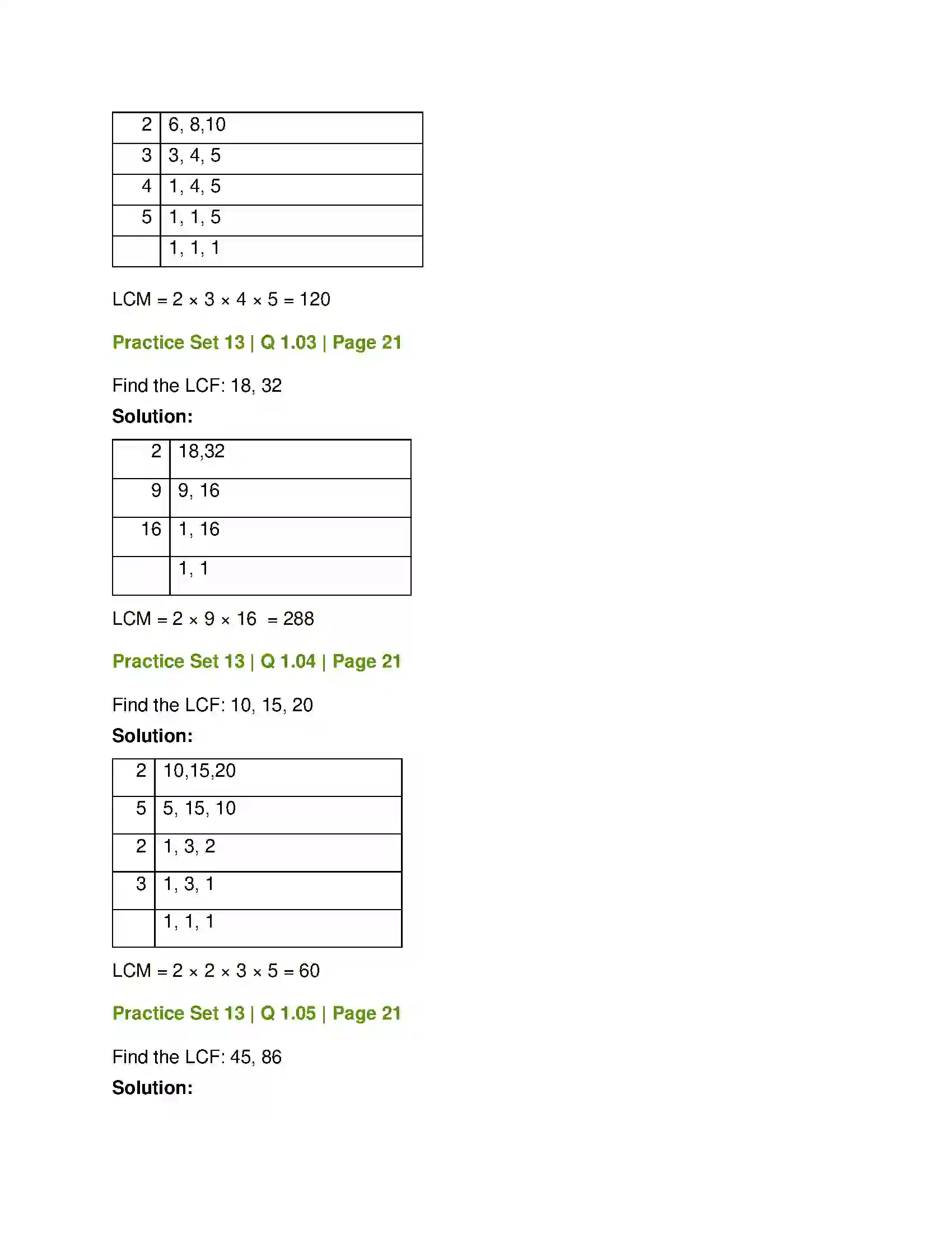 Maharashtra Board Class 7th Mathematics HCF and LCM Solution 9