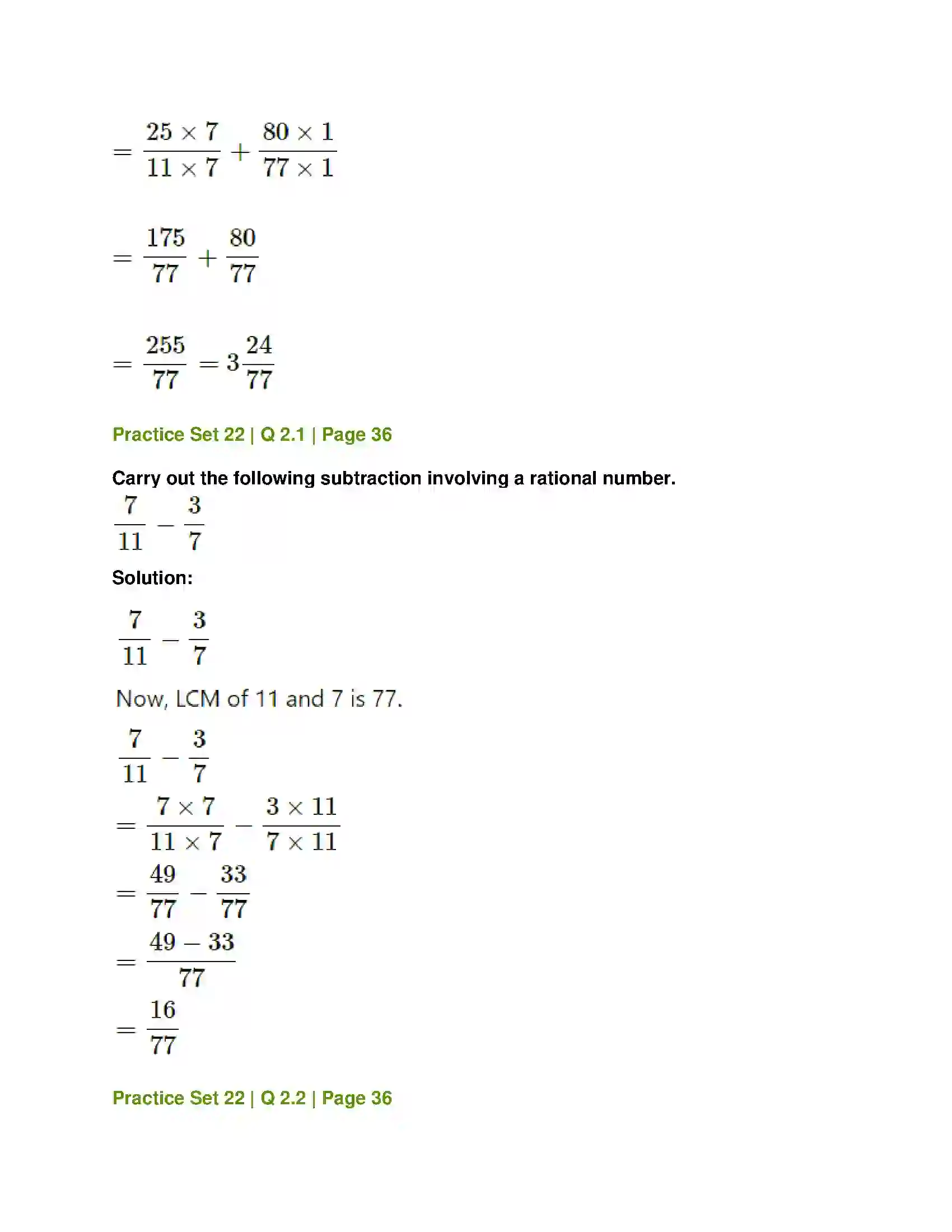 Maharashtra Board Class 7th Mathematics Operations on Rational Numbers Solution 4