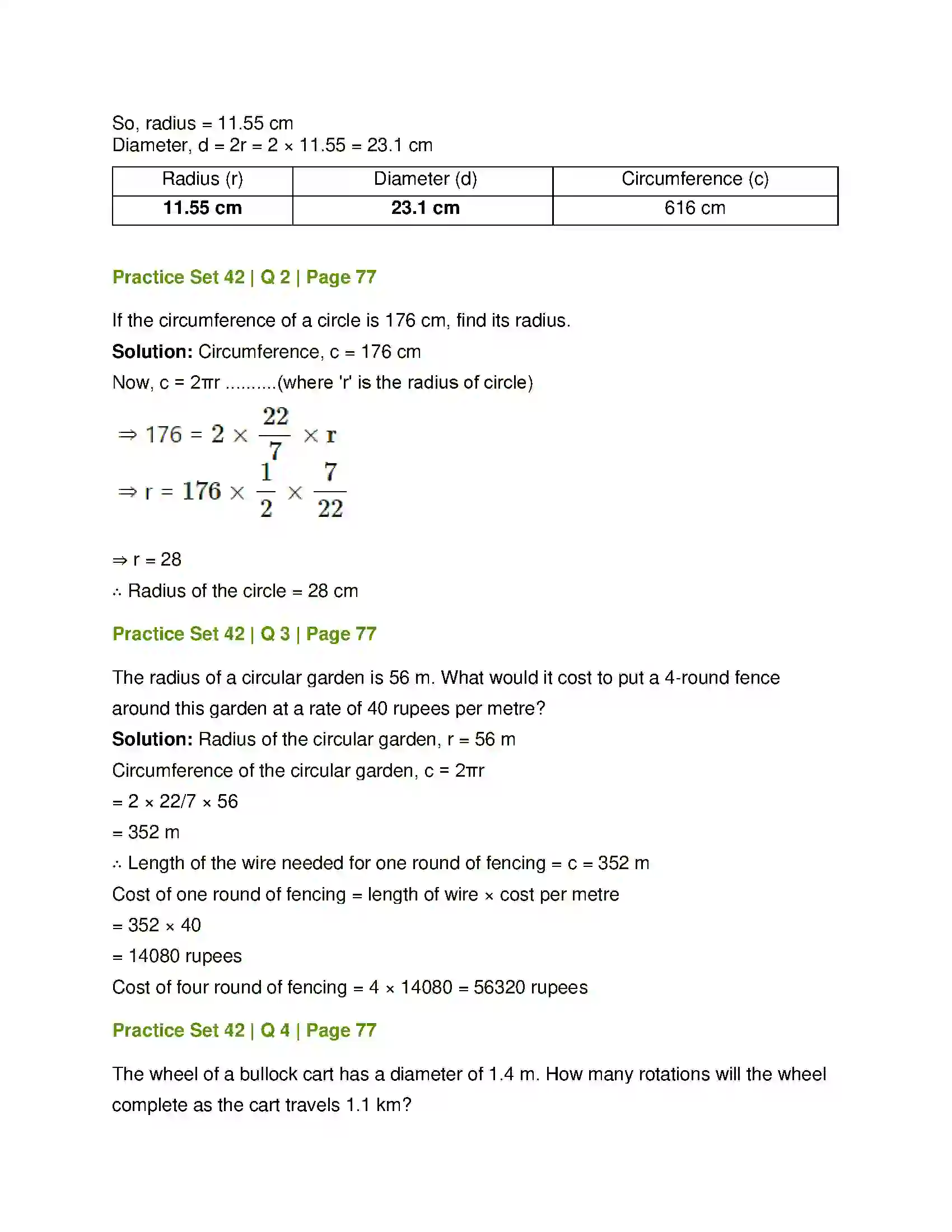 Maharashtra Board Class 7th Mathematics Circle Solution 3
