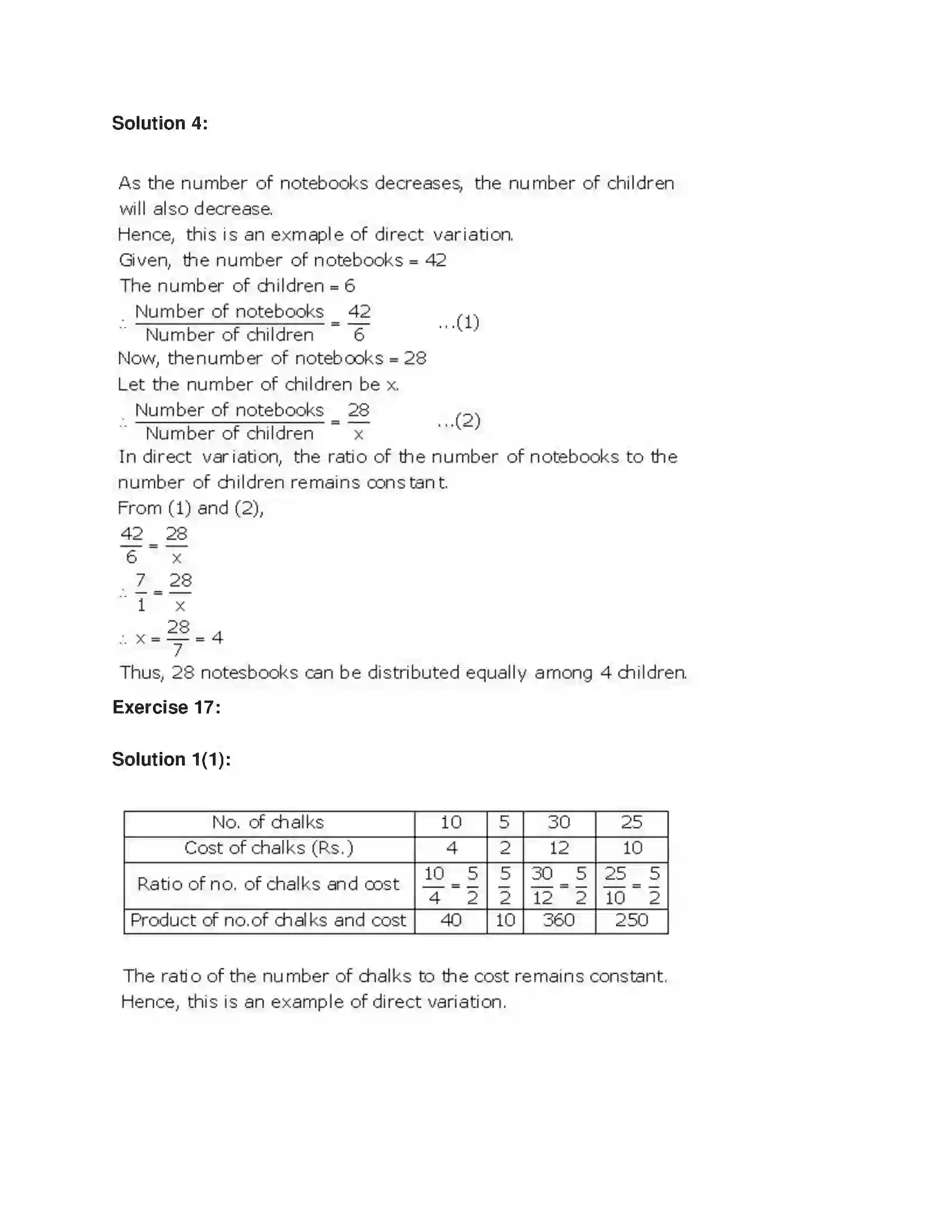 Maharashtra Board Class 7th Mathematics Variation Solution 3
