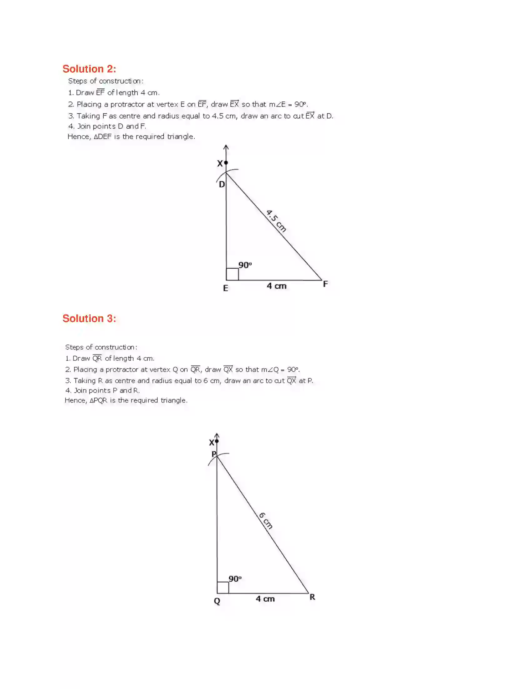 Maharashtra Board Class 7th Mathematics Construction of Triangles Solution 7