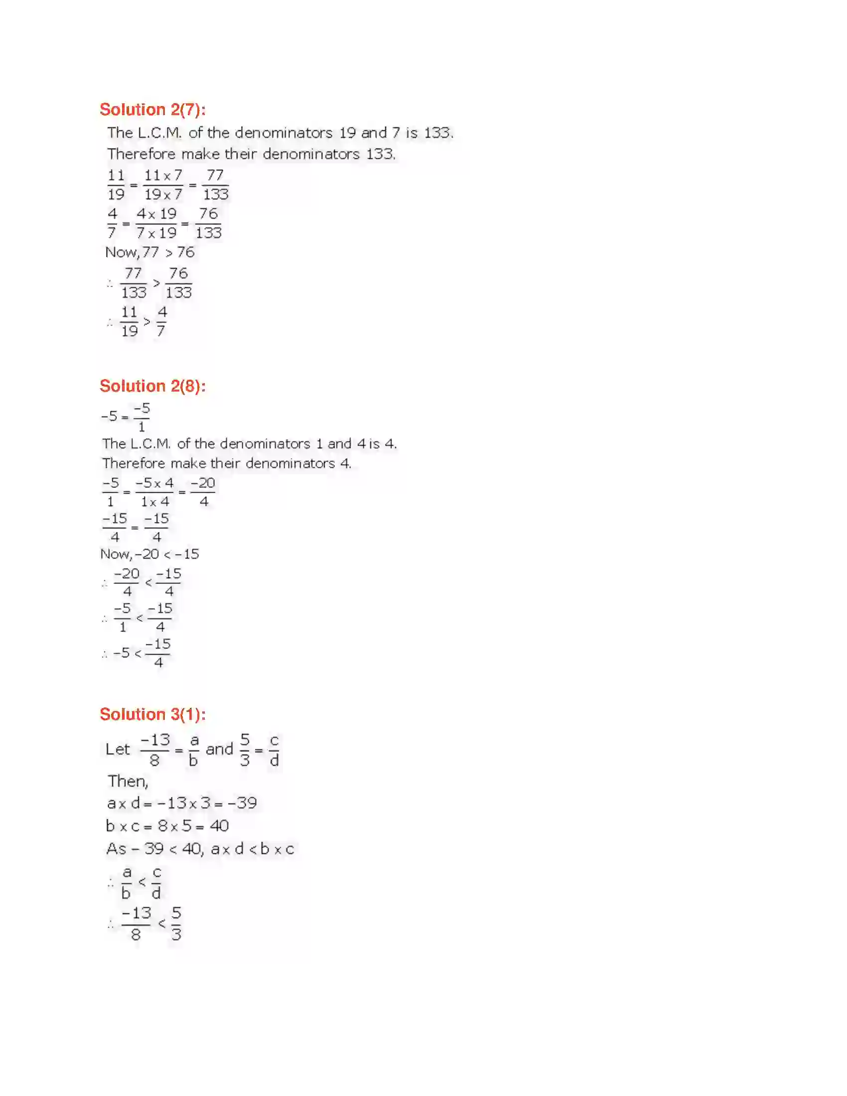 Maharashtra Board Class 7th Mathematics Operations on Rational Numbers Solution 20