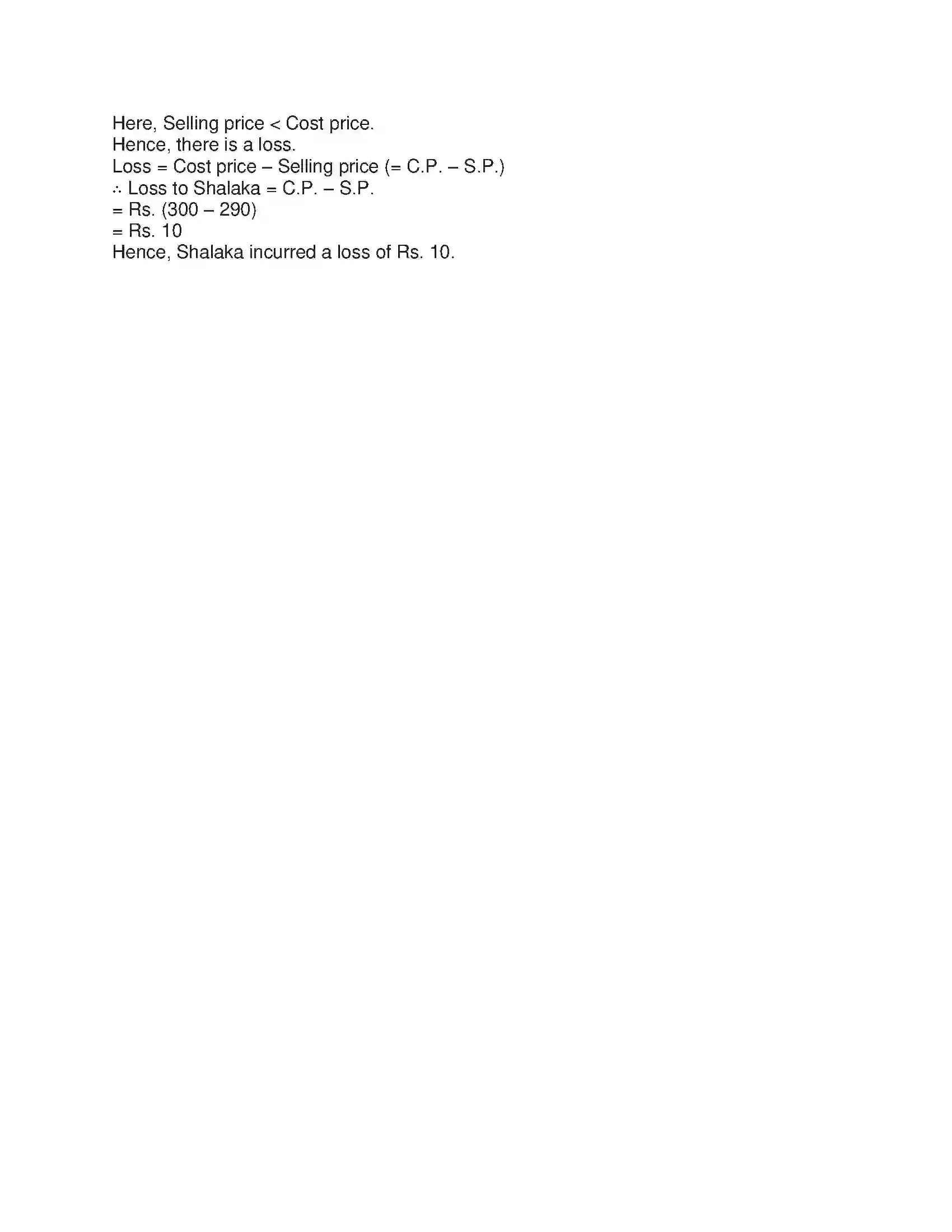 Maharashtra Board Class 7th Mathematics Profit and Loss Solution 3