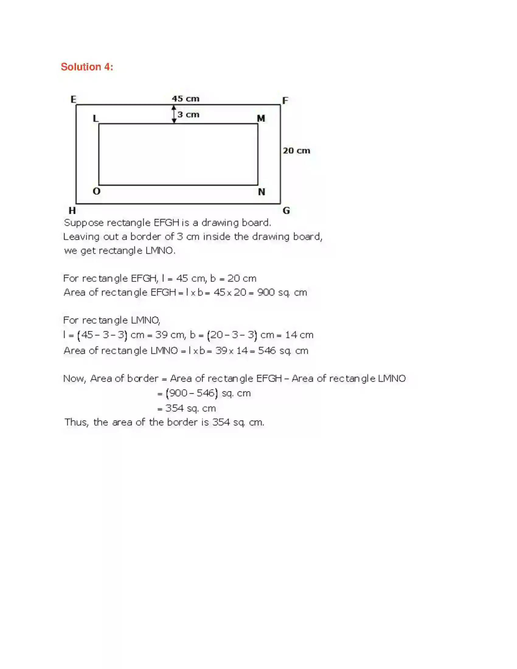 Maharashtra Board Class 7th Mathematics Area Solution 12