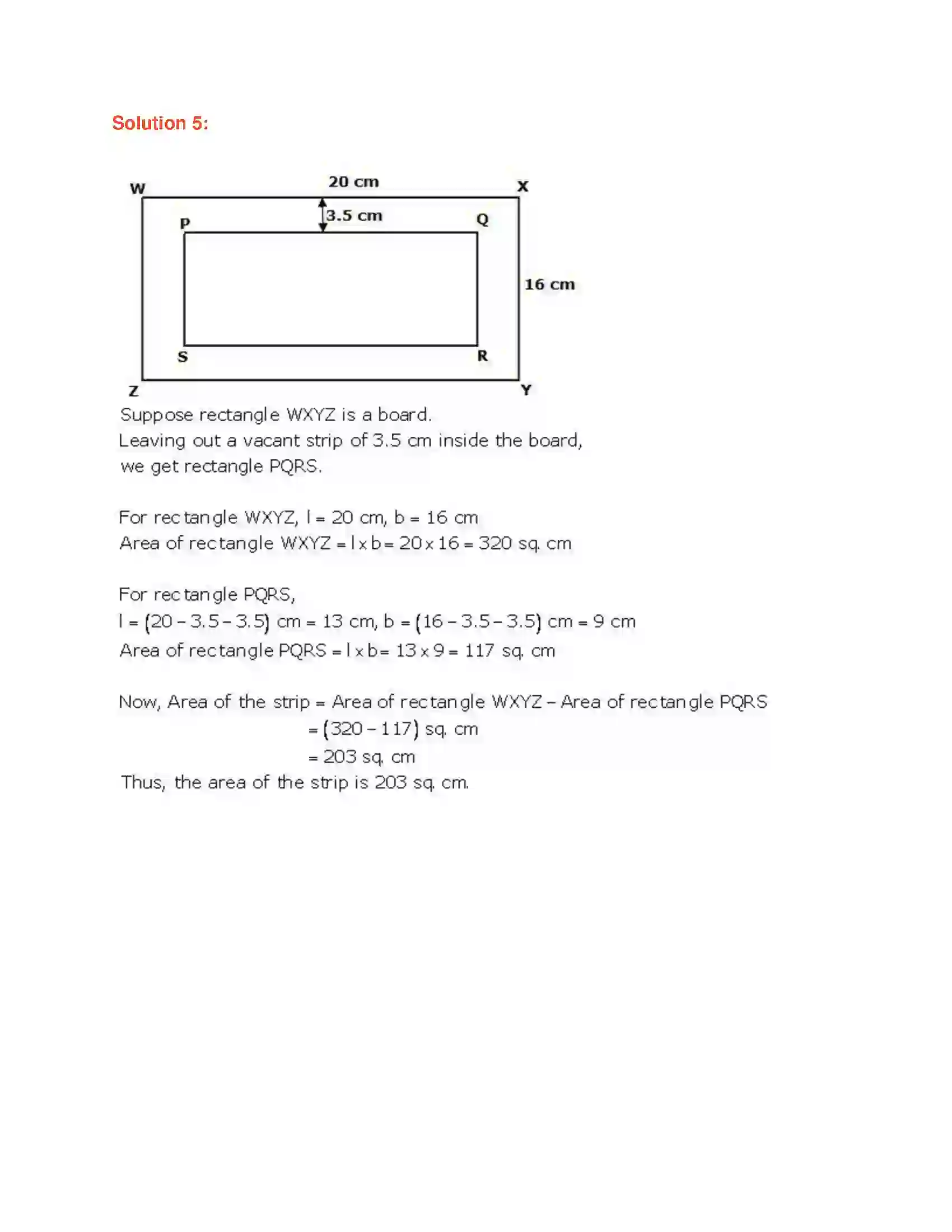 Maharashtra Board Class 7th Mathematics Area Solution 13