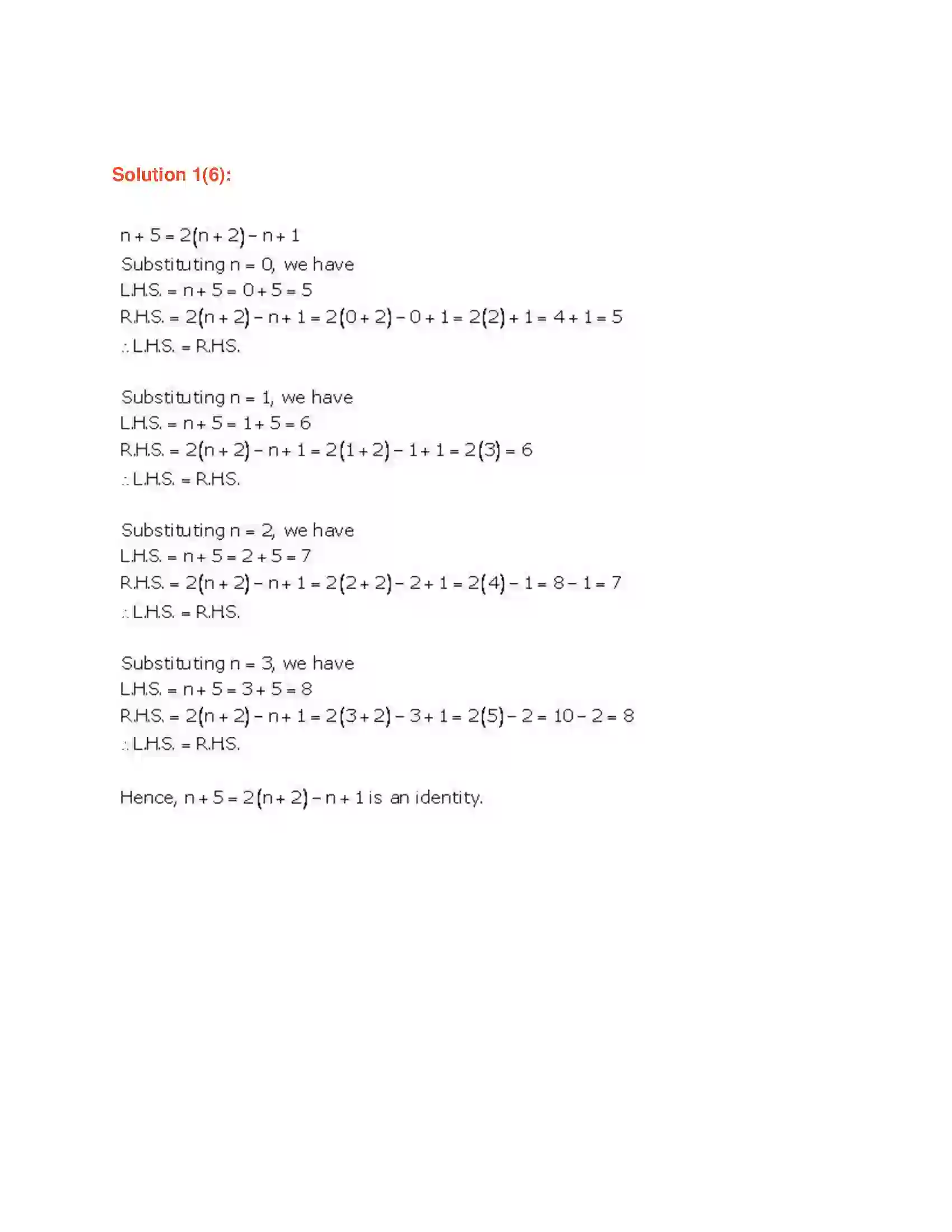 Maharashtra Board Class 7th Mathematics Identity Solution 10