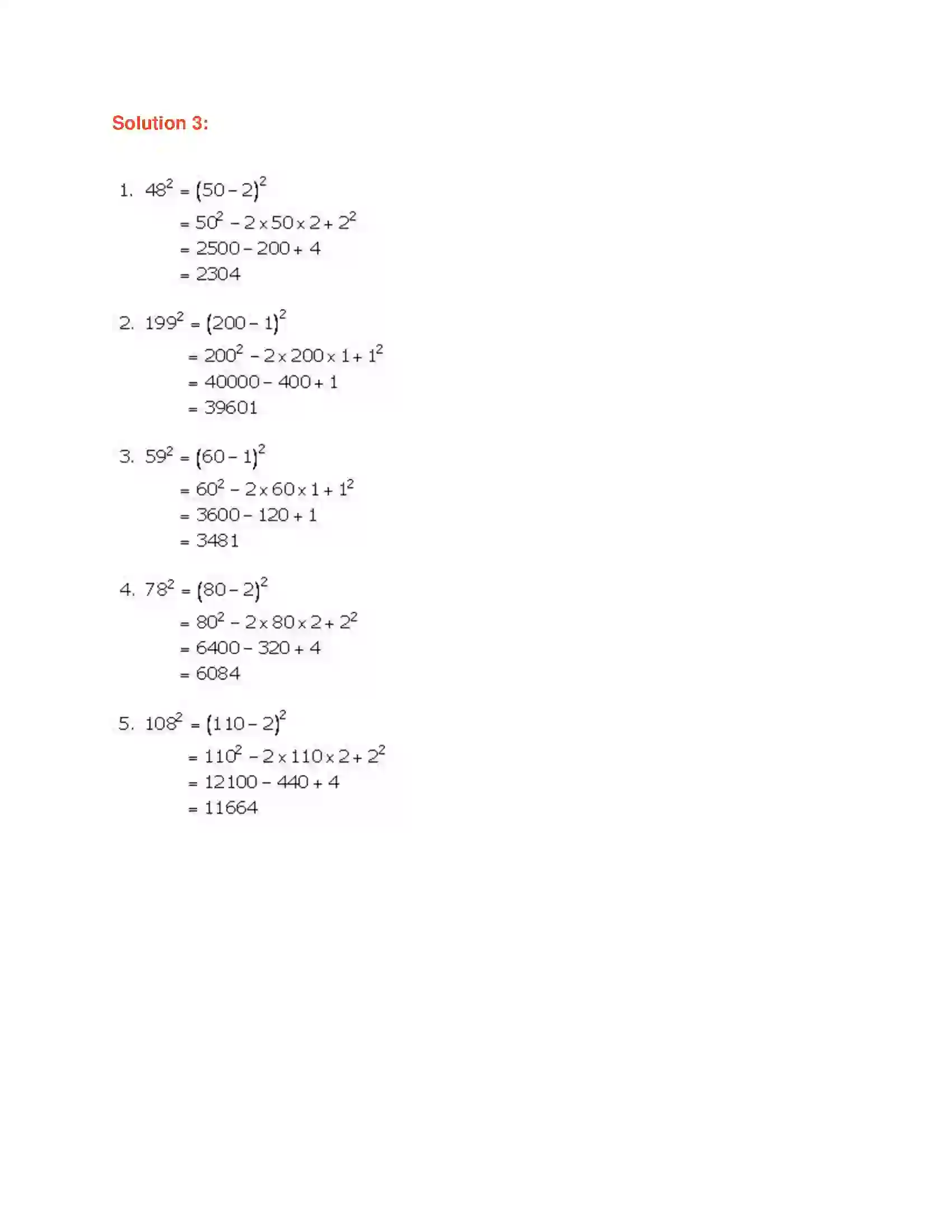 Maharashtra Board Class 7th Mathematics Identity Solution 5