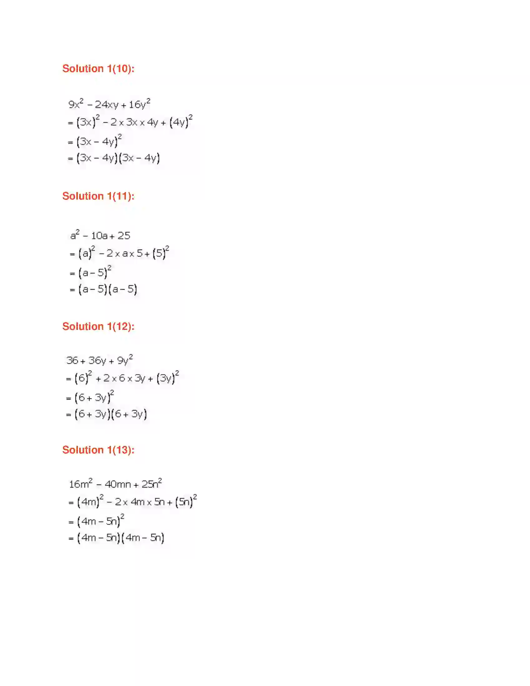Maharashtra Board Class 7th Mathematics Factors of Algebraic Expressions Solution 7