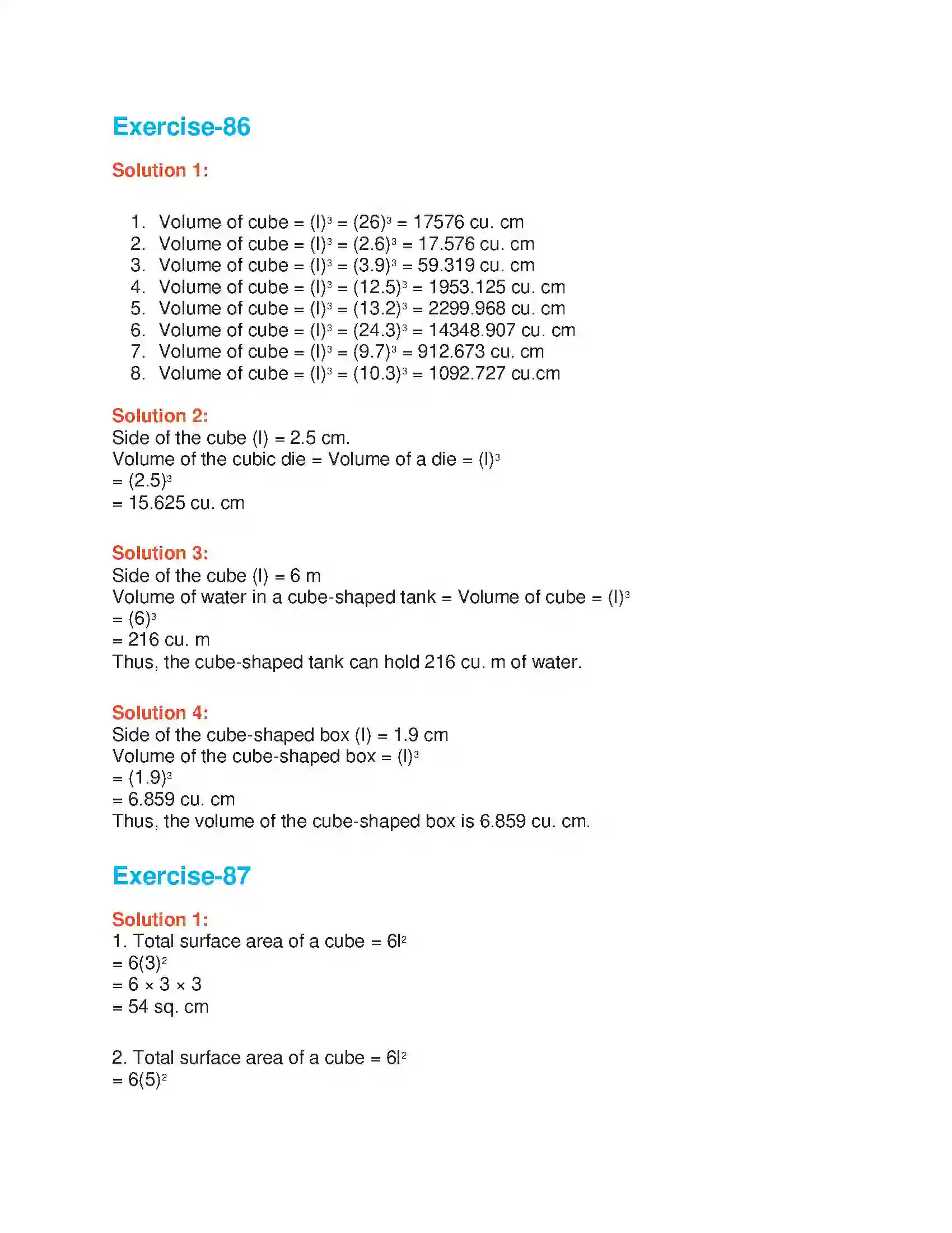 Maharashtra Board Class 7th Mathematics Volume and Surface Area Solution 2