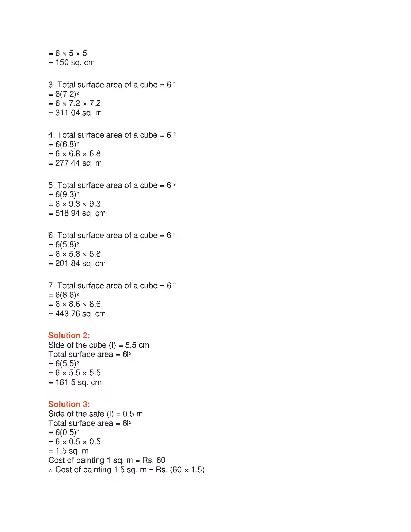 Maharashtra Board Class 7th Mathematics Volume and Surface Area Solution 3