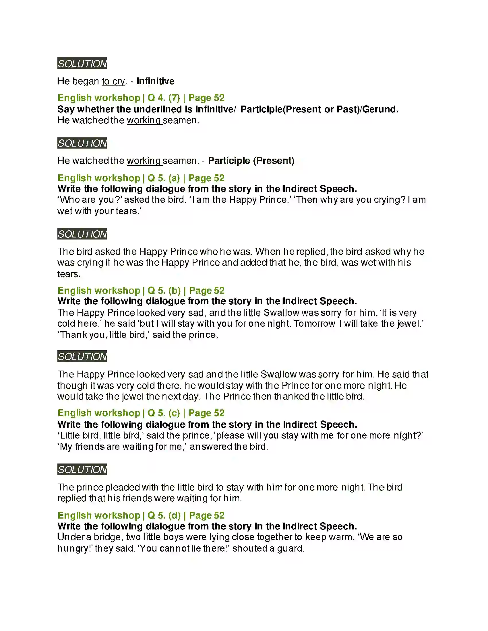 Maharashtra Board Class 8th English 2.5 The Happy Prince Solution 6
