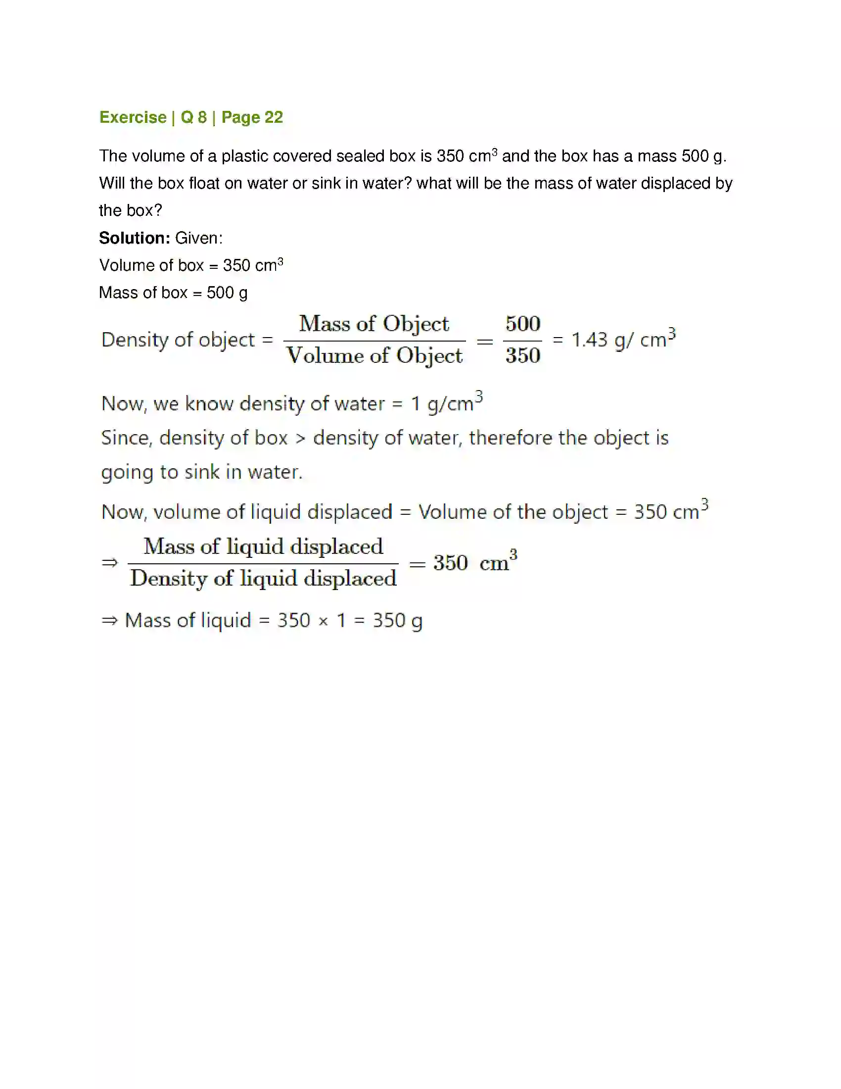 Maharashtra Board Class 8th General Science Force and Pressure Solution 6