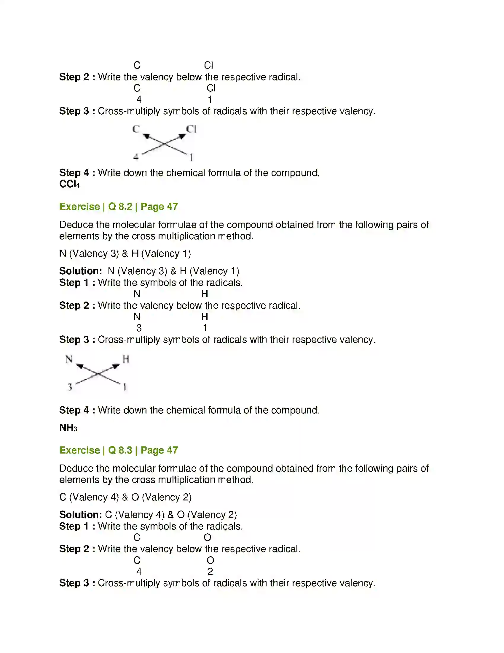 Maharashtra Board Class 8th General Science Composition of Matter Solution 10