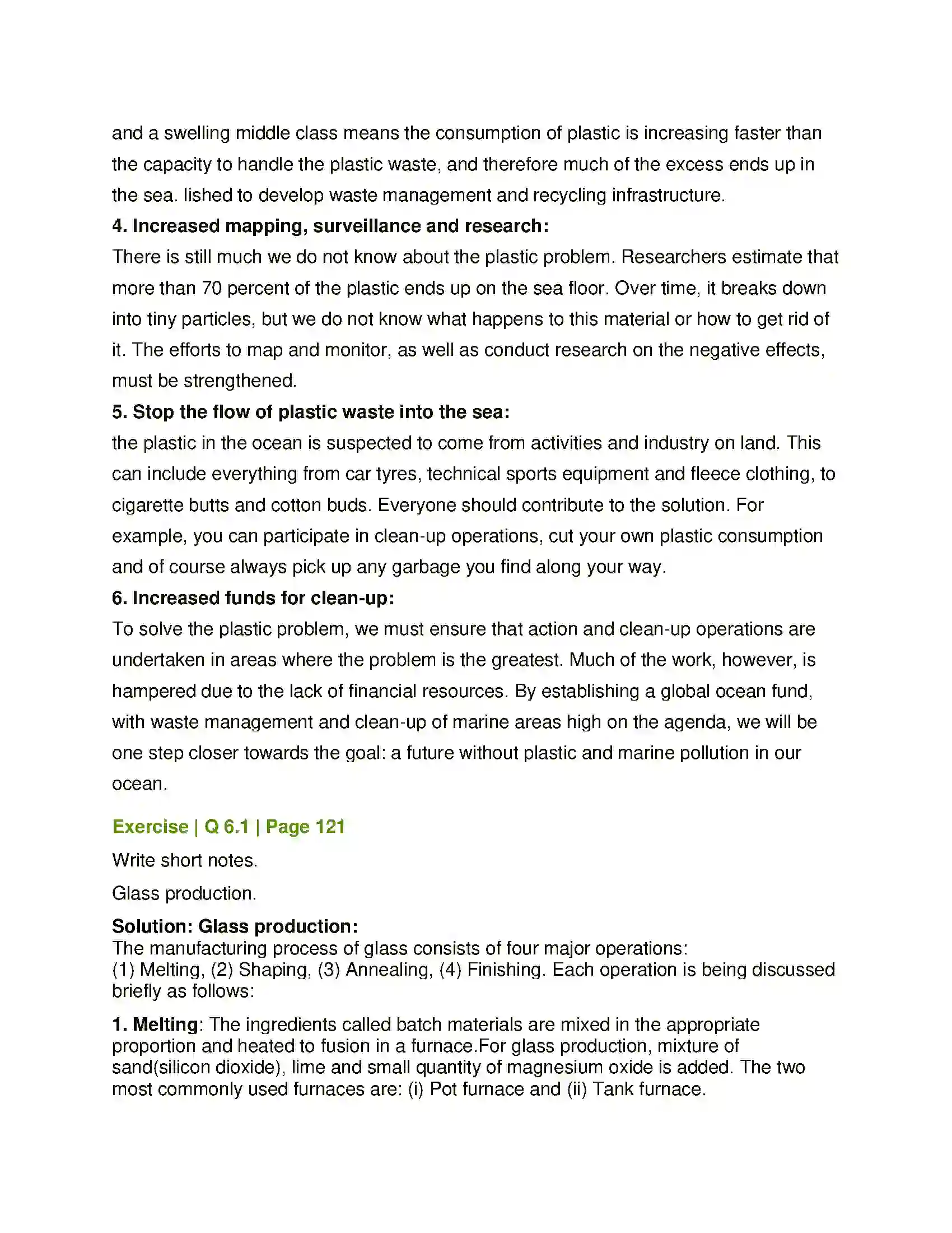 Maharashtra Board Class 8th General Science Man made Materials Solution 8