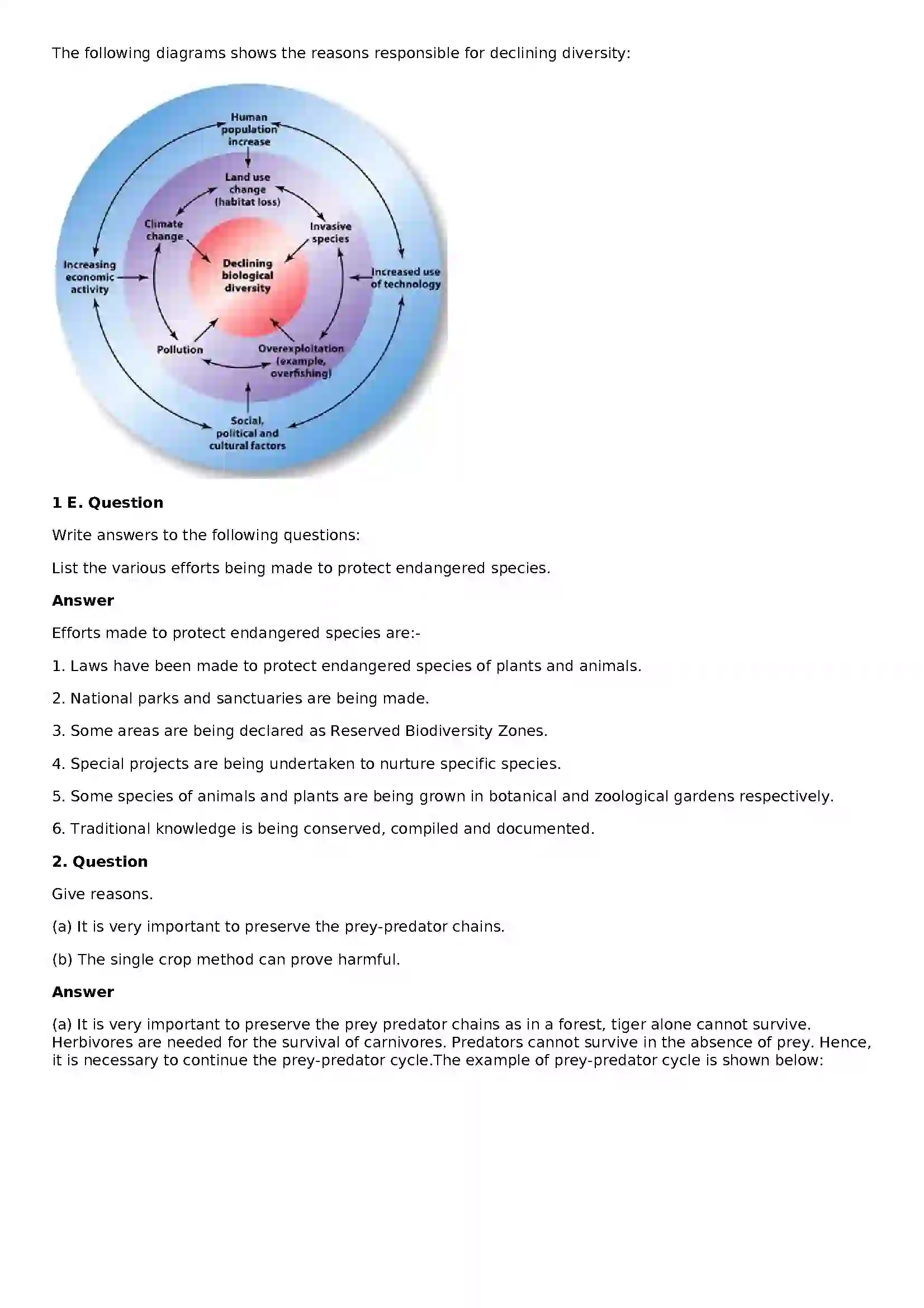 Maharashtra Board Class 8th General Science Biological Diversity Solution 2