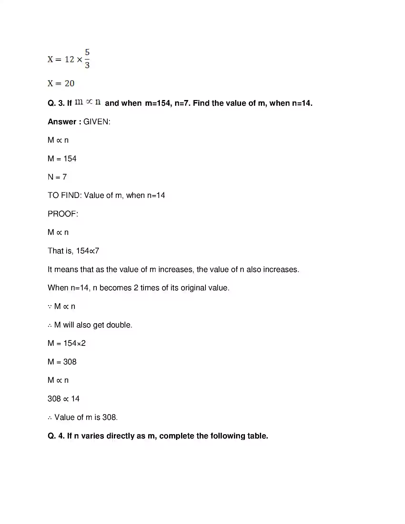 Maharashtra Board Class 8th Mathematics - English Medium Variation Solution 4