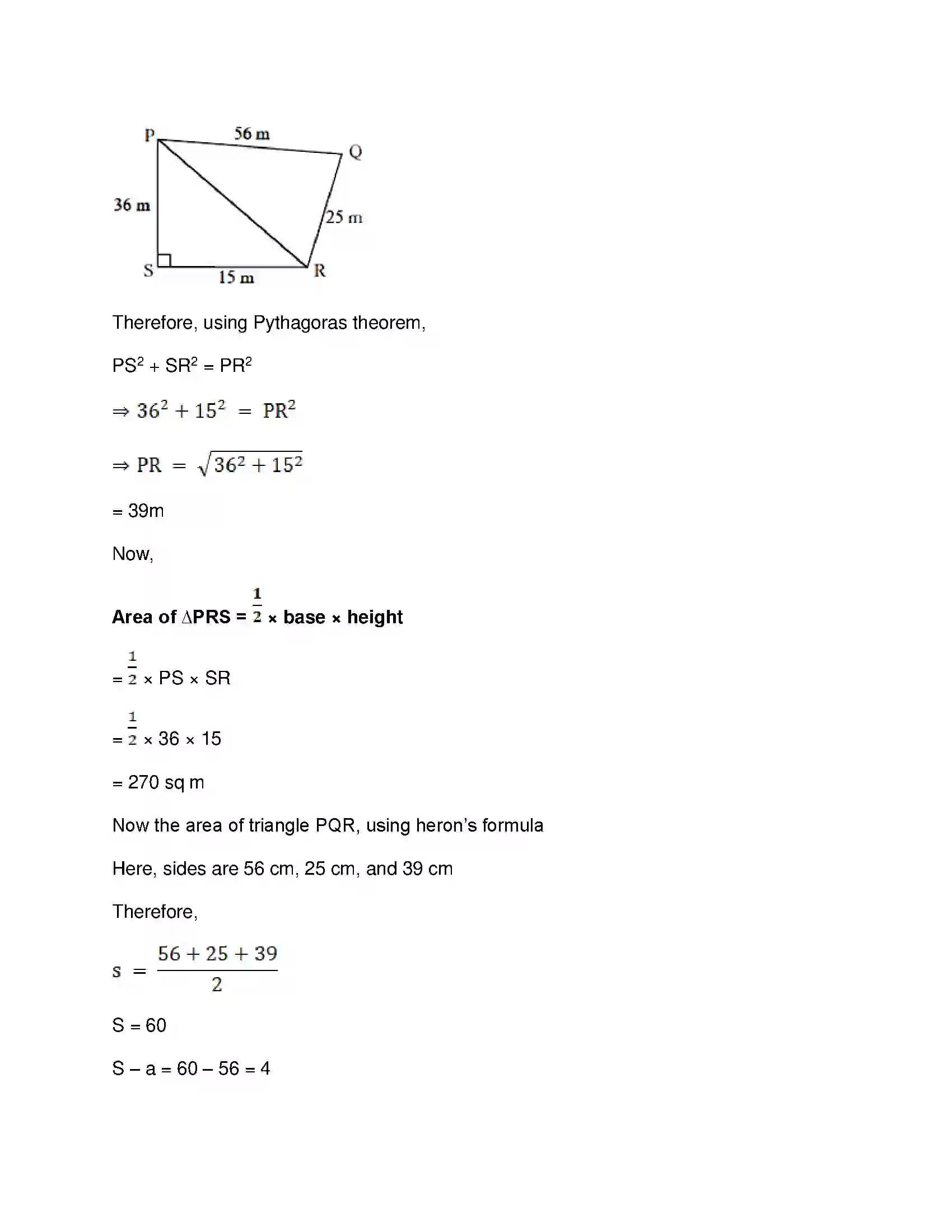 Maharashtra Board Class 8th Mathematics - English Medium Area Solution 9