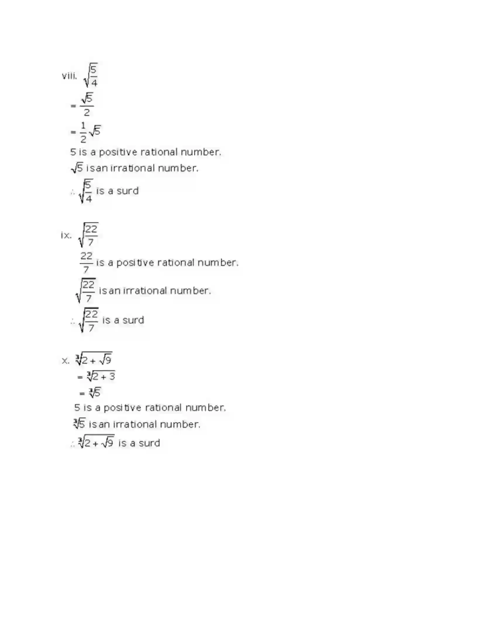Maharashtra Board Class 9th Algebra Real Numbers Solution 18